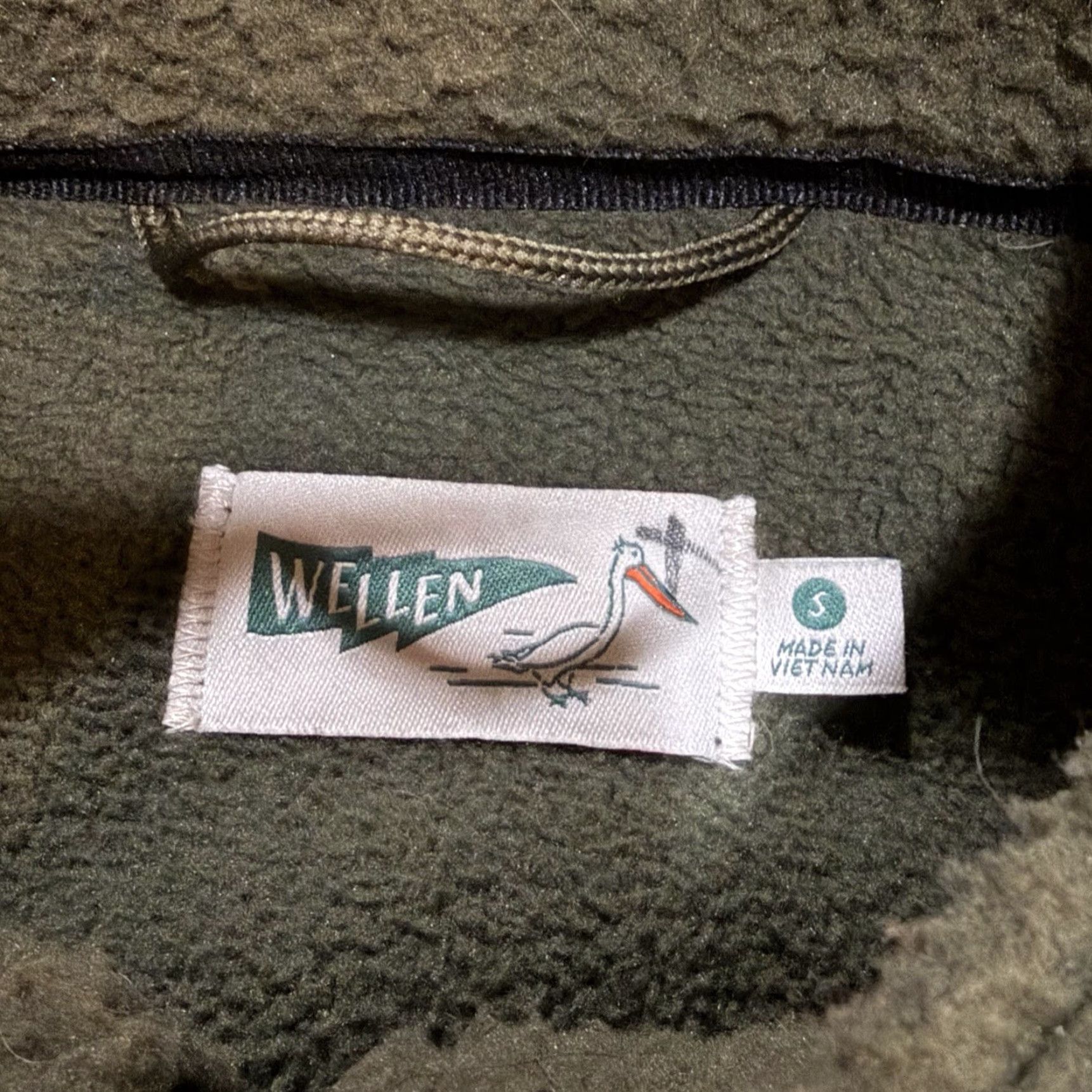 Vintage Wellen Fleece Jacket Zip Up Windsurf Green Olive Sz Small Mens Jacket Fleece Green Olive Wellen Windsurf 90s/2000s style Size US S / EU 44-46 / 1 - 6 Thumbnail