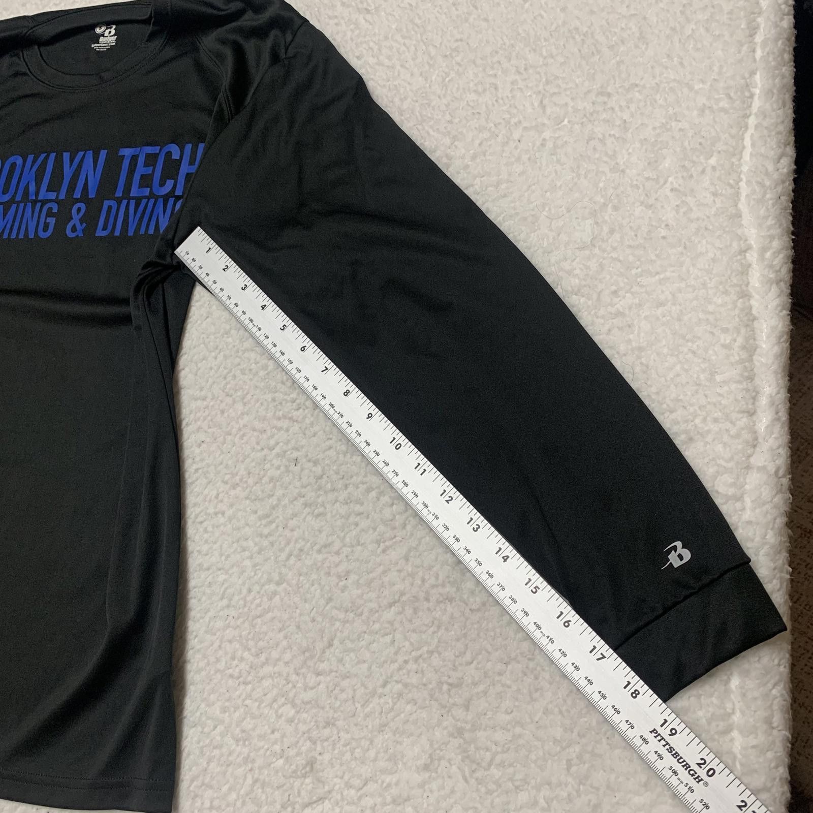 Other Badger Sports Men's S Brooklyn Tech Swim L/S Shirt Size US S / EU 44-46 / 1 - 5 Thumbnail