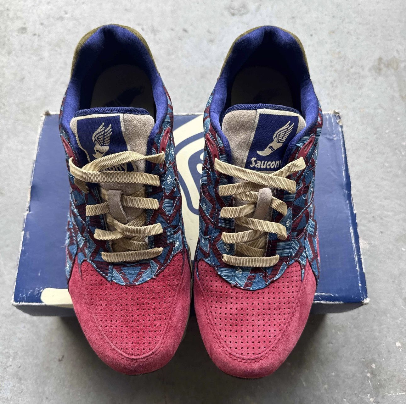Bodega × Saucony Saucony Bodega x Shadow 6000 'Tribal' Size US 11 / EU 44 - 3 Thumbnail