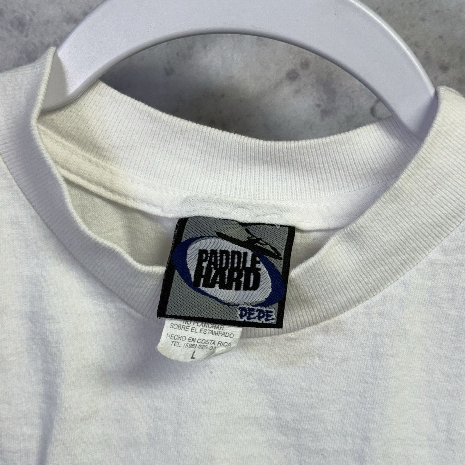 Vintage Vintage Paddle Hard Pepe Kayak T Shirt Mens Large Y2K Sports Size US L / EU 52-54 / 3 - 4 Thumbnail