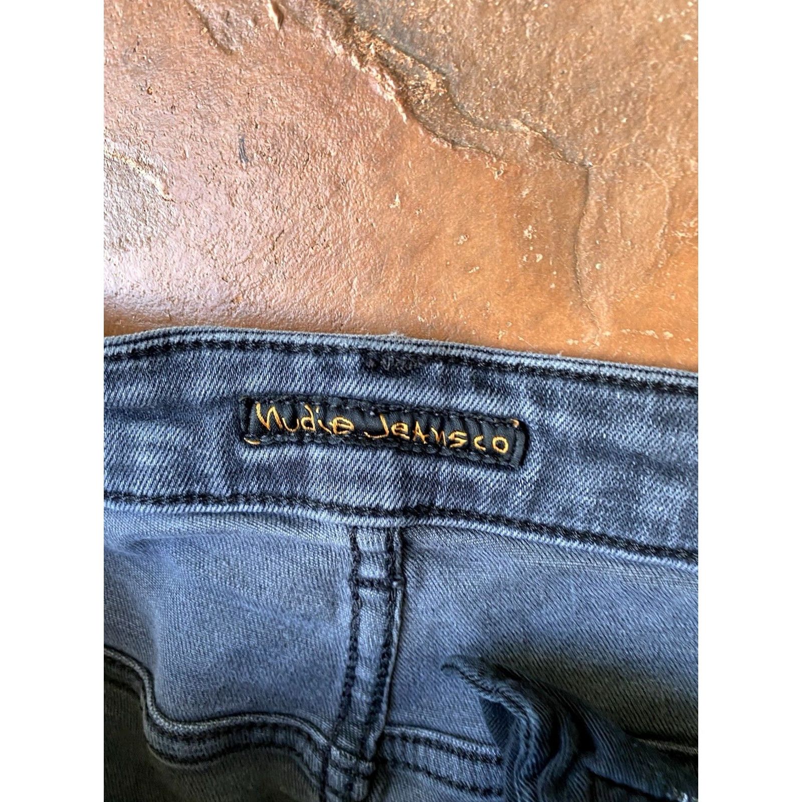 Nudie Jeans Nudie Jeans Co. Hightop Tilde Skinny Jeans Women’s 30x28 Black Dark Wash Denim Slim Regular Women Size 30" / US 8 / IT 44 - 2 Thumbnail
