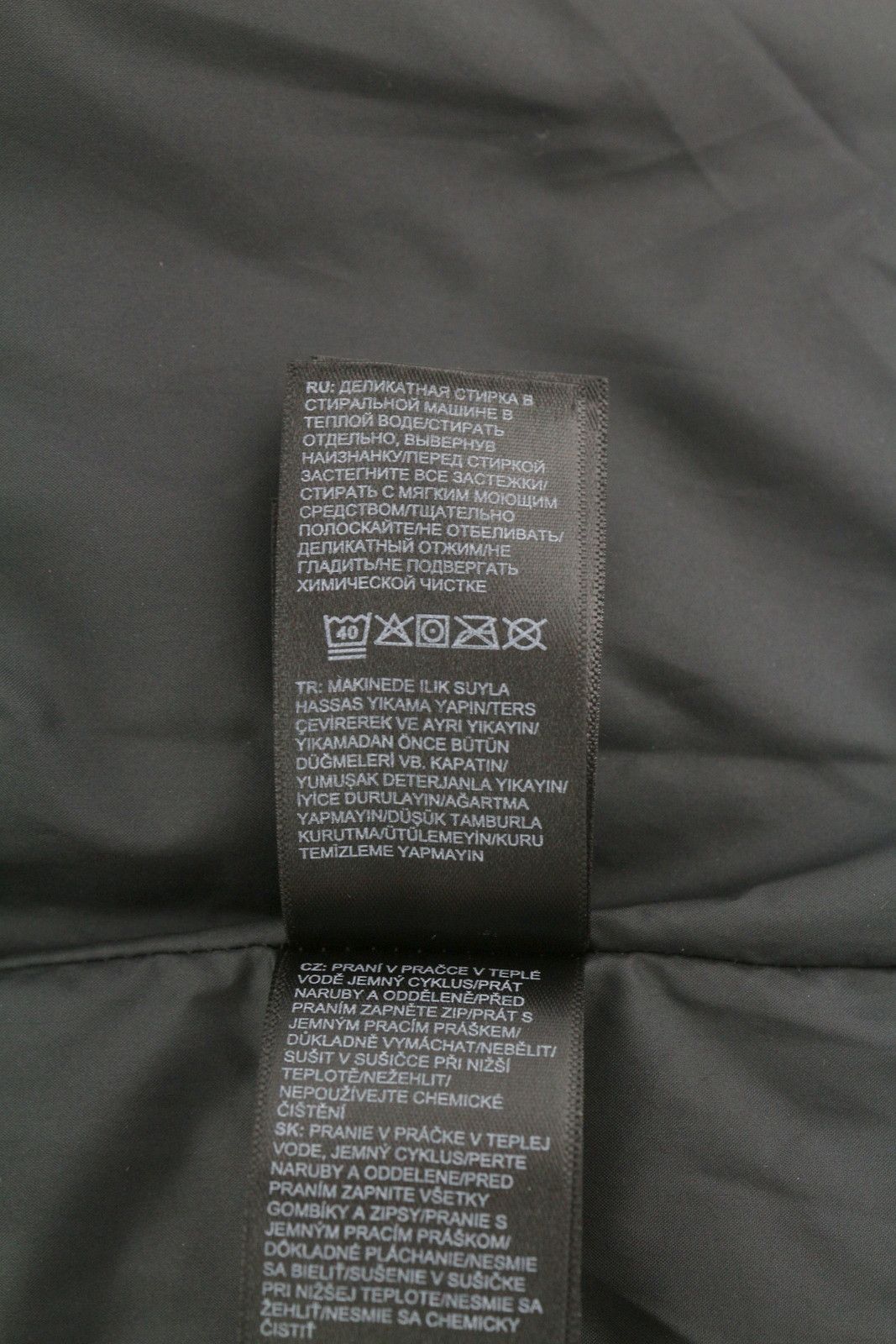 The North Face XS Black Full Zip High Neck Insulated Logo Puffer 83719 Size US XS / EU 42 / 0 - 10 Thumbnail