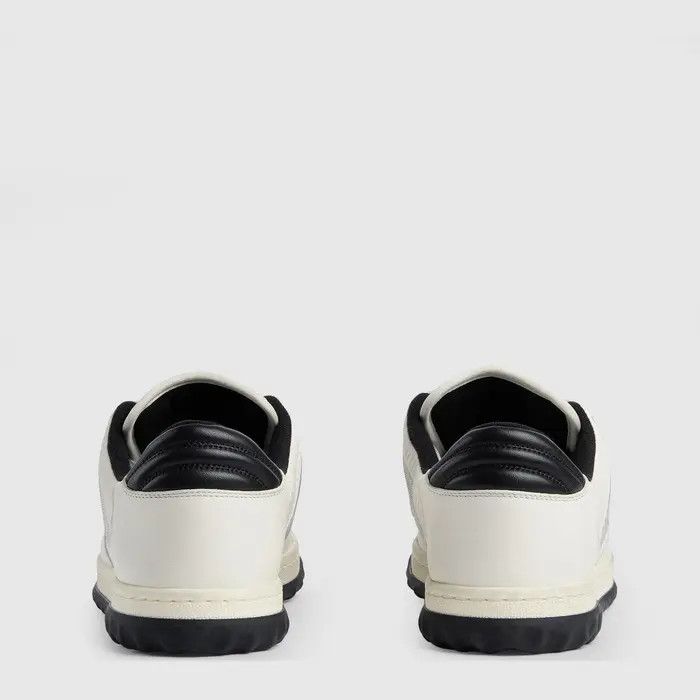 Gucci o1s1wg110425 MAC80 Low-Top Sneakers in White & Black Size US 14 / EU 47 - 4 Thumbnail