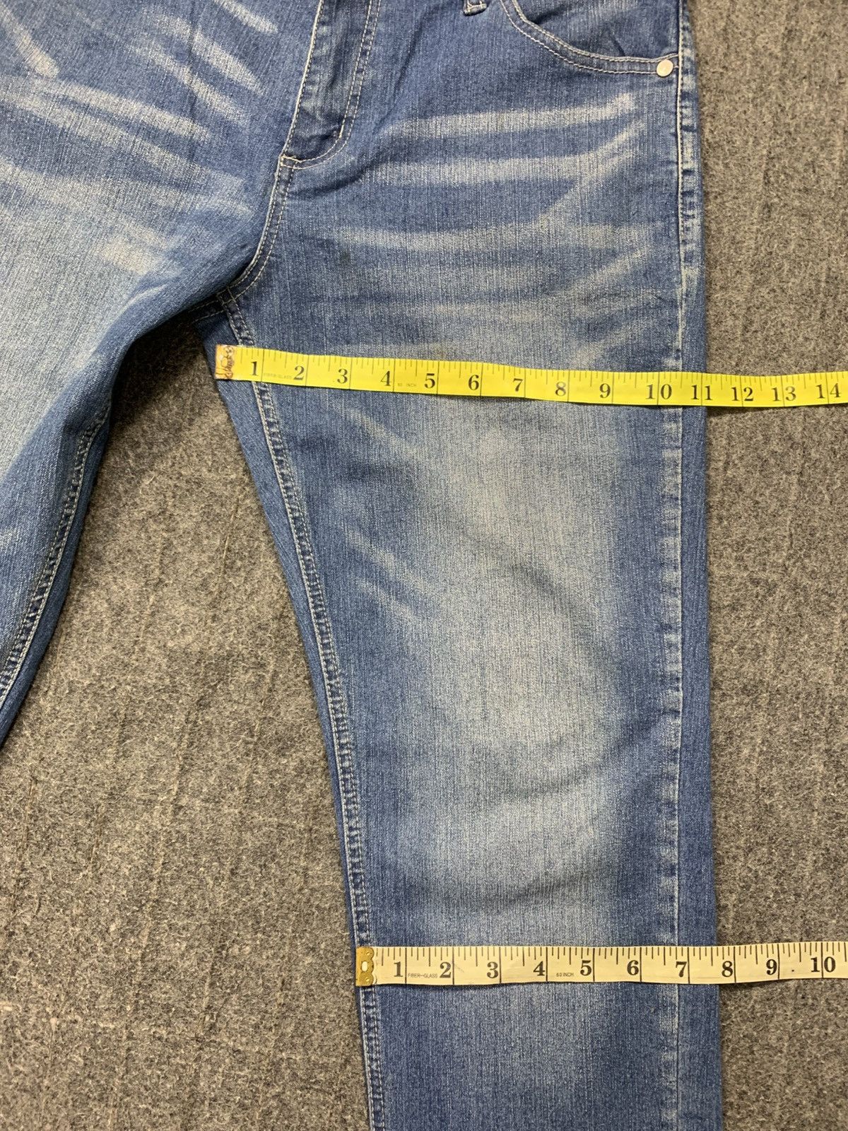 Japanese Brand Avail Avant Garde Indigo Denim Jeans Straight Cut Size US 32 / EU 48 - 10 Thumbnail