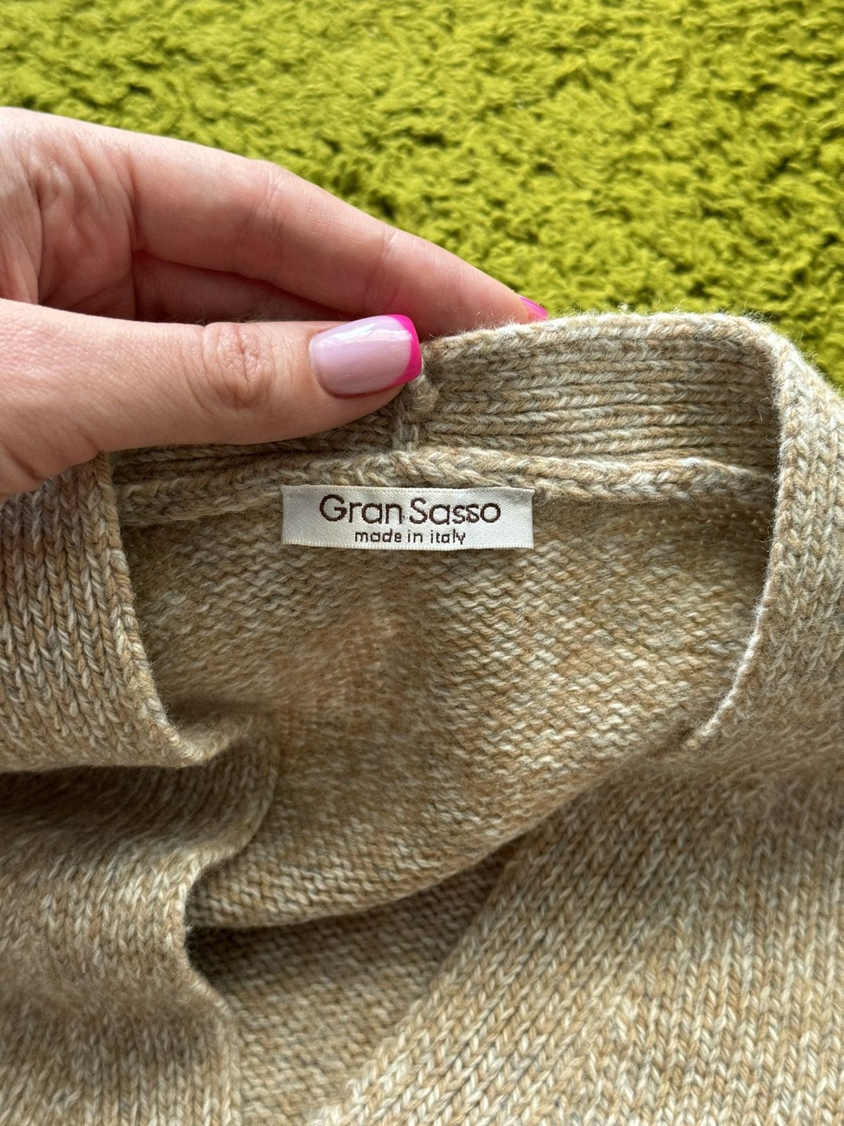 Designer × Gran Sasso Gran Sasso 100% wool cardigan sweater Size M / US 6-8 / IT 42-44 - 2 Thumbnail