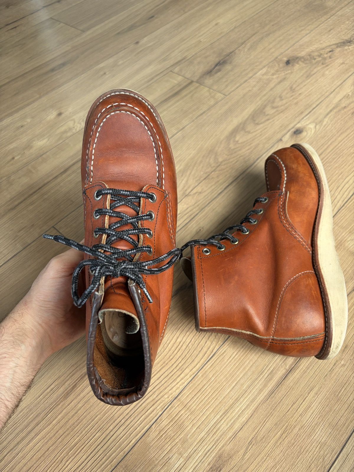 Red Wing Red Wing 875 Moc Toe Iconic Boots Size US 7.5 / EU 40-41 - 14 Thumbnail