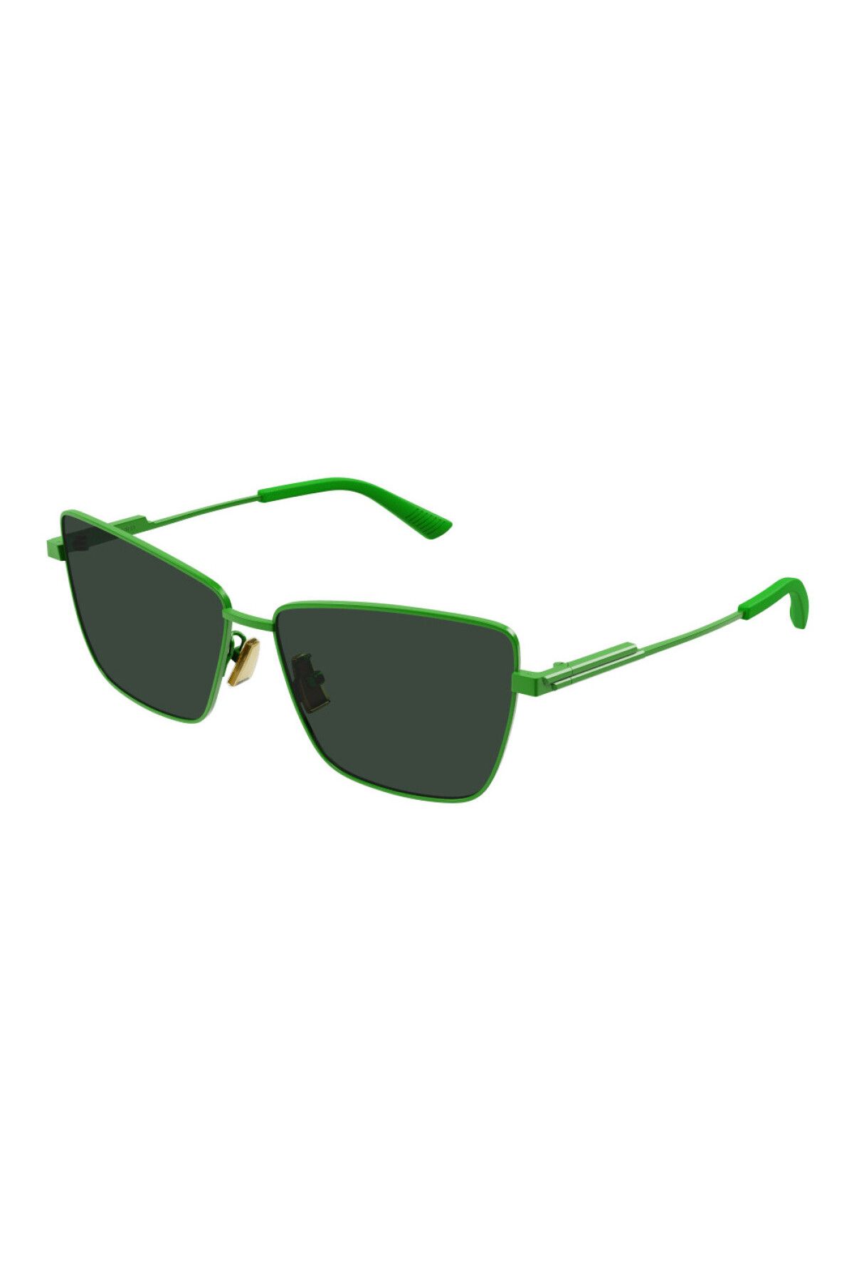 Bottega Veneta BOTTEGA VENETA green metal square sunglasses BV1195S q Size ONE SIZE - 1 Thumbnail