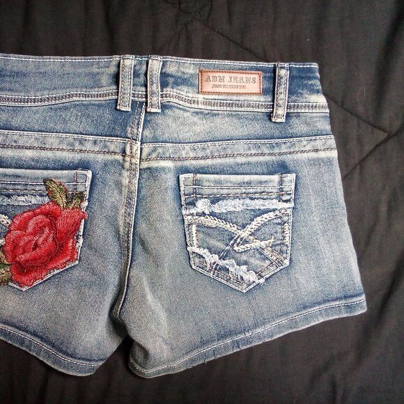 Vintage NWT Dead Poet Streetwear Patches Denim Shorts Linkin Park Size 30" / US 8 / IT 44 - 9 Thumbnail