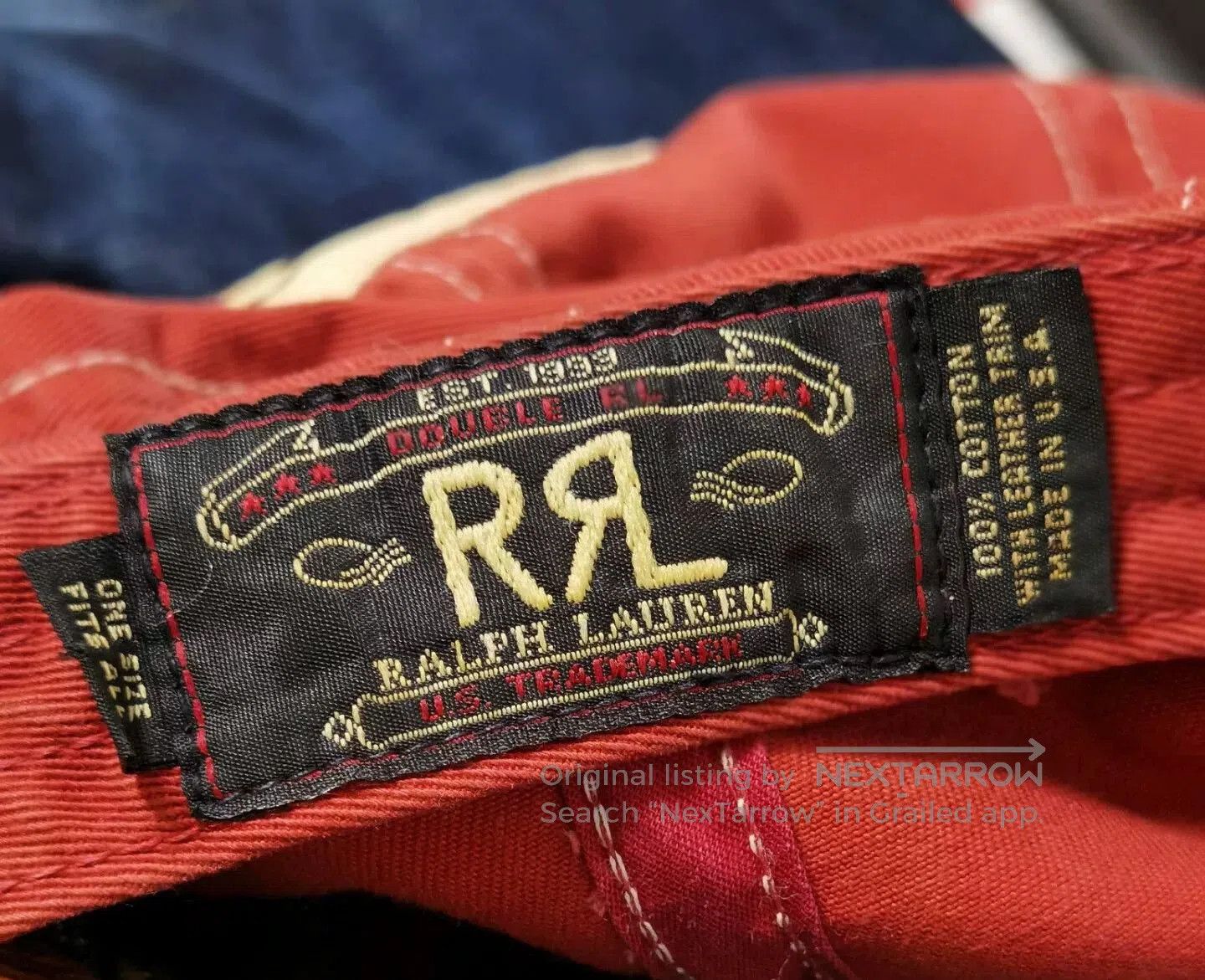 RRL Ralph Lauren 1994 RRL Vintage Trucker Cap. Size ONE SIZE - 8 Thumbnail