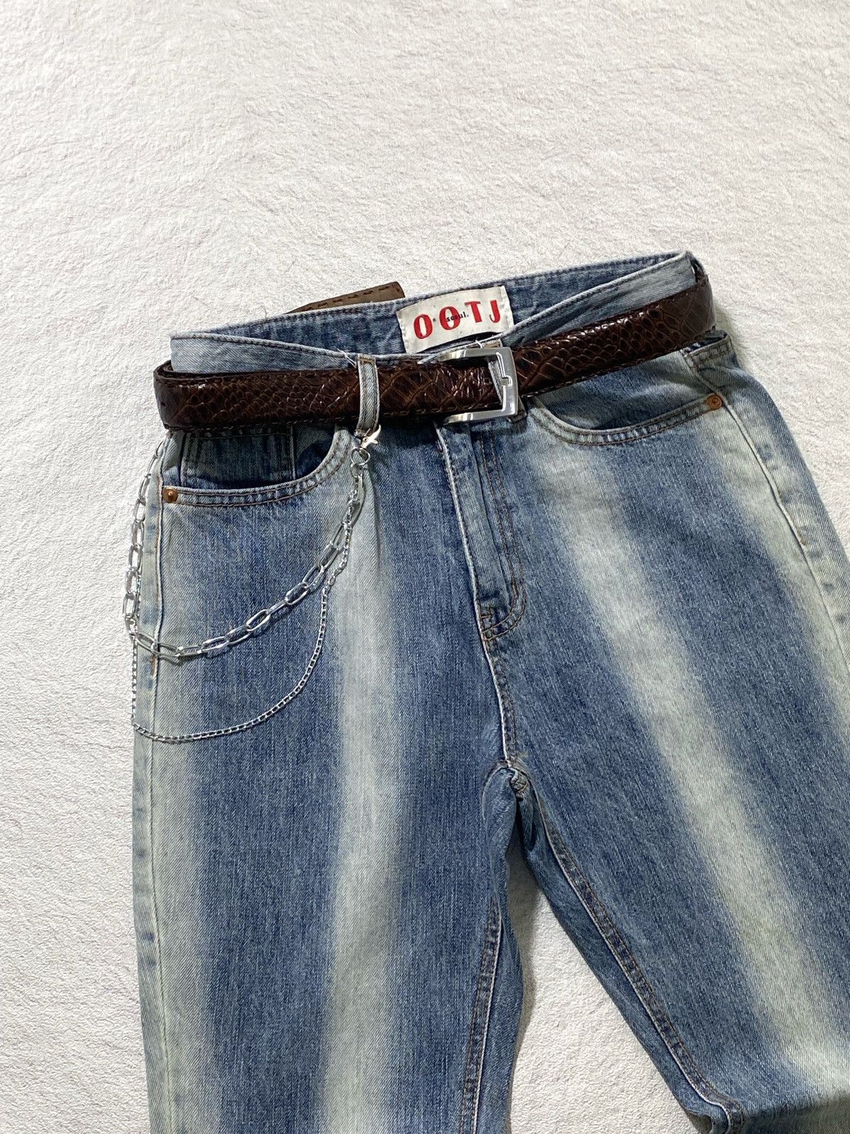 If Six Was Nine × Japanese Brand × Le Grande Bleu (L.G.B.) SICK💰 Flare Jeans ootj Size US 27 - 6 Thumbnail