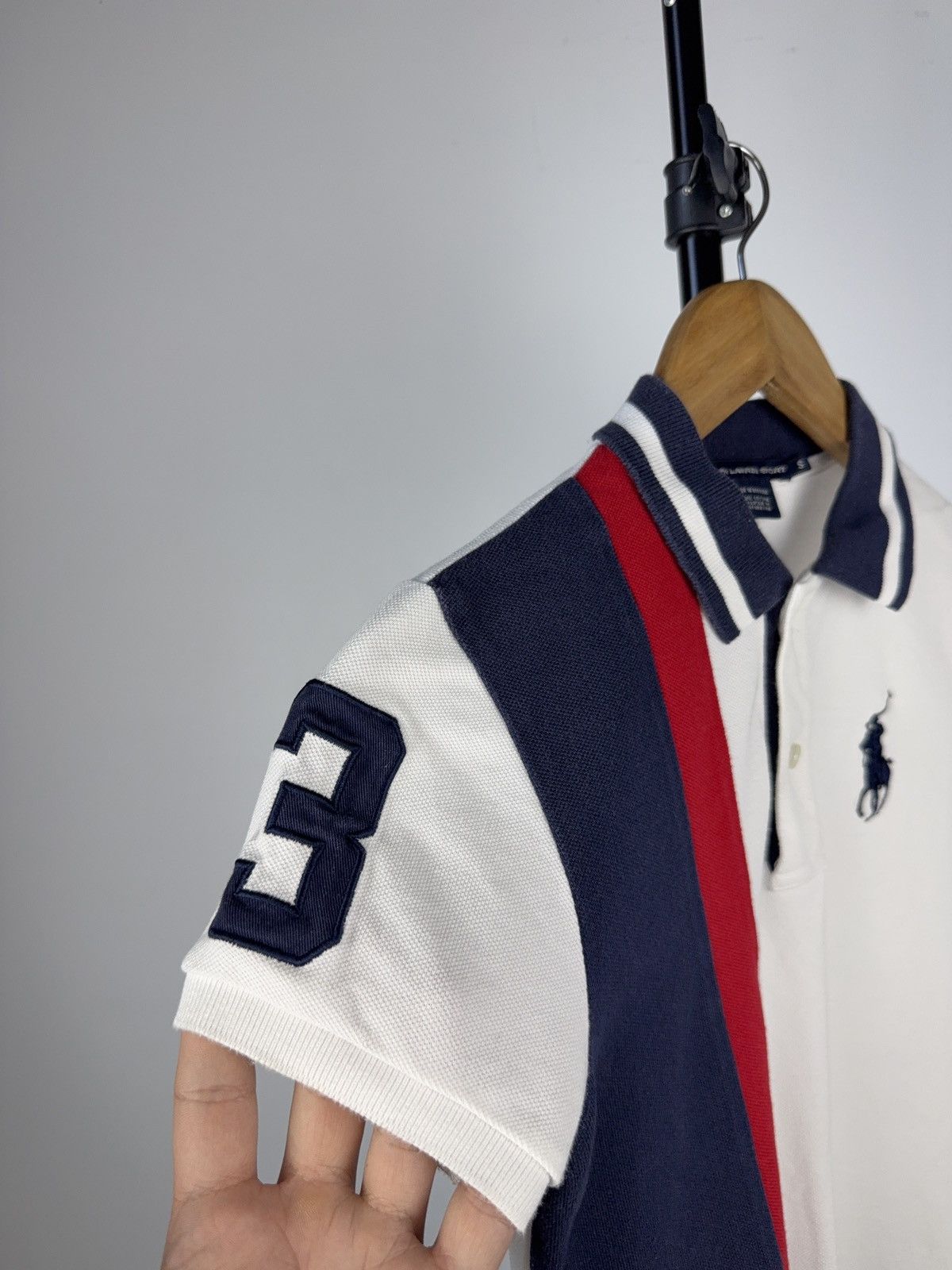 Polo Ralph Lauren Vintage 90s Polo Ralph Lauren Big Pony 3 USA Retro Polos Size S / US 4 / IT 40 - 4 Thumbnail
