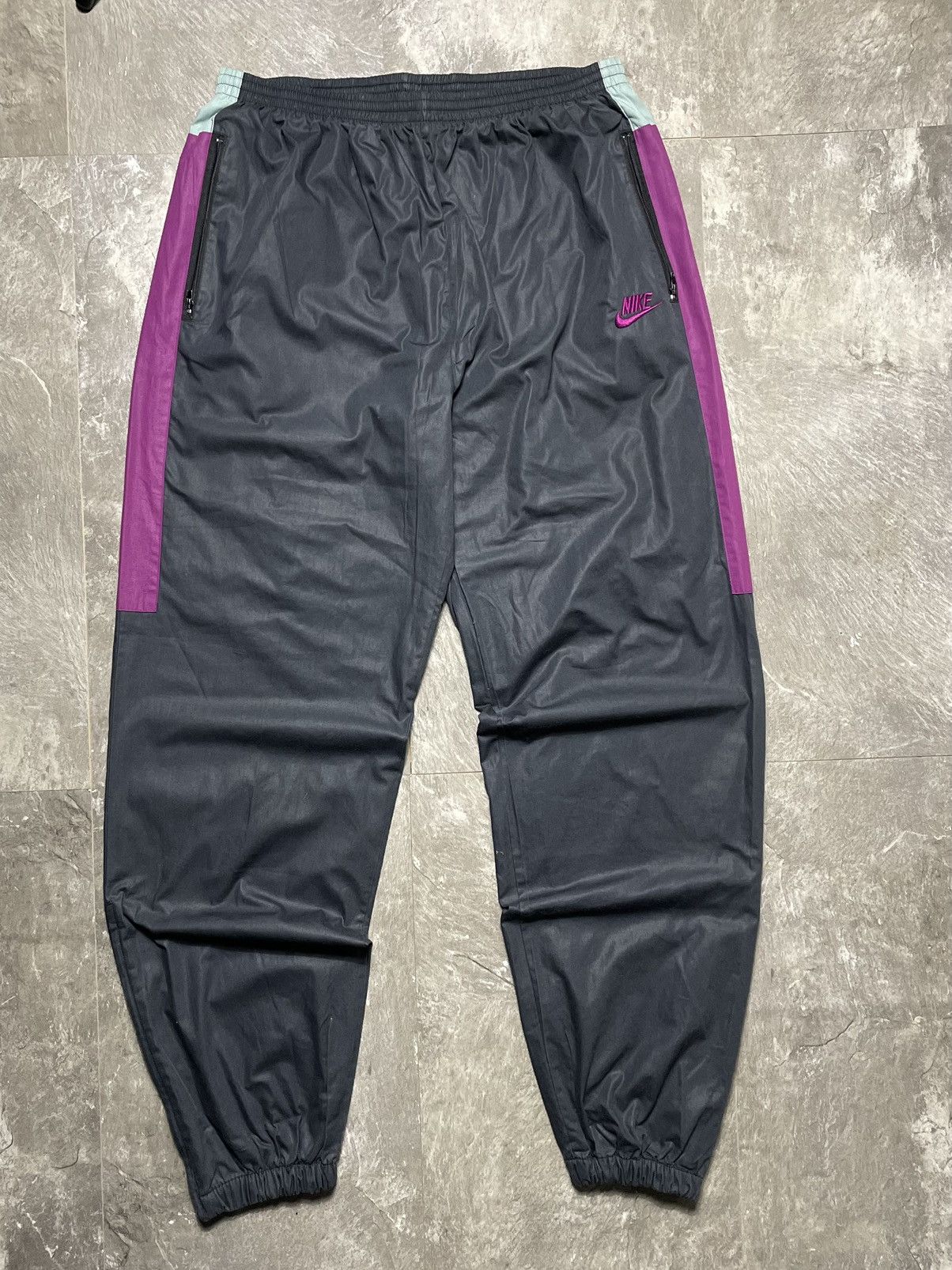 Nike Vintage Nike Track Suit Set Jacket Pants 80s 90s Swoosh Rare Size US L / EU 52-54 / 3 - 12 Thumbnail
