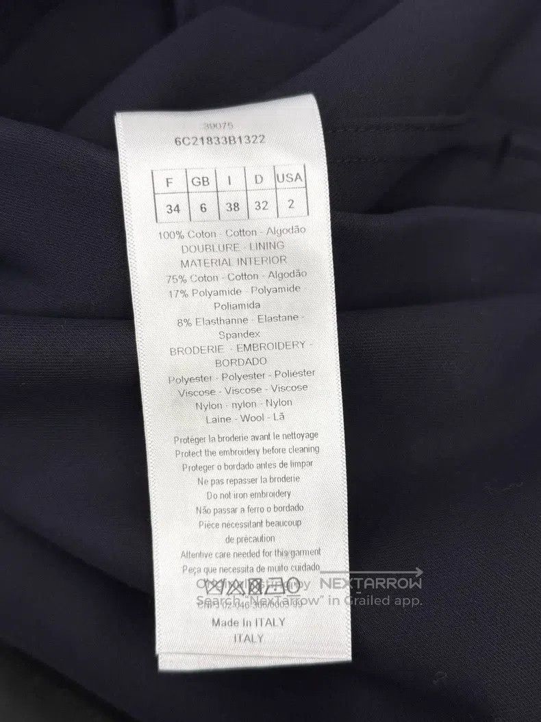 Dior Dior Blue and black badge embroidered hooded windbreaker j Size XXS / US 00 / IT 34 - 5 Thumbnail