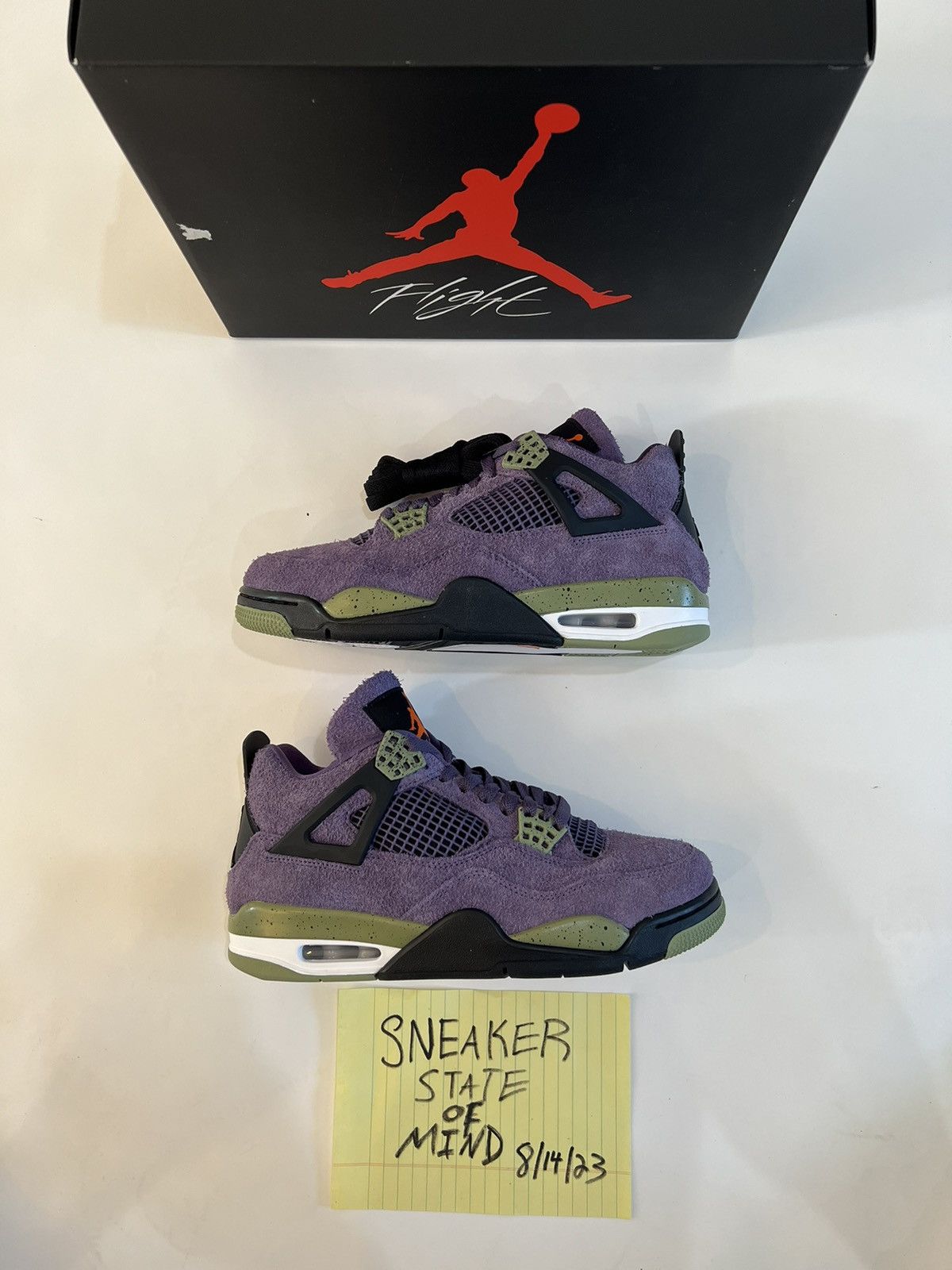 Jordan Brand × Nike BRAND NEW JORDAN 4 “PURPLE CANYON” MENS: 8.5 WOMENS: 10 Size US 8.5 / EU 41-42 - 1 Thumbnail