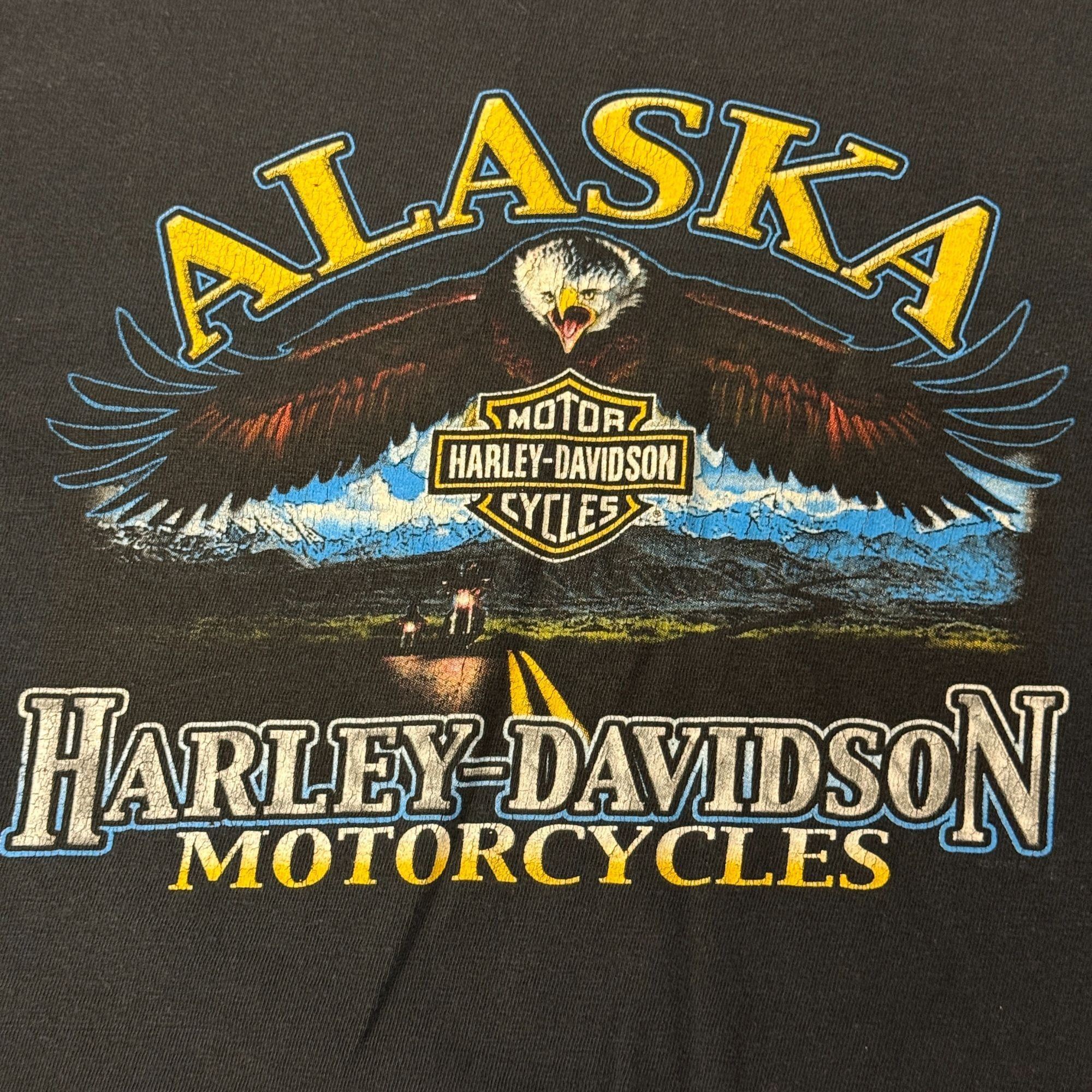 Harley Davidson DENALI Motorcycle Wasilla ALASKA ROCKY MOUNTAINS T Shirt 4XL Size US XXL / EU 58 / 5 - 1 Thumbnail