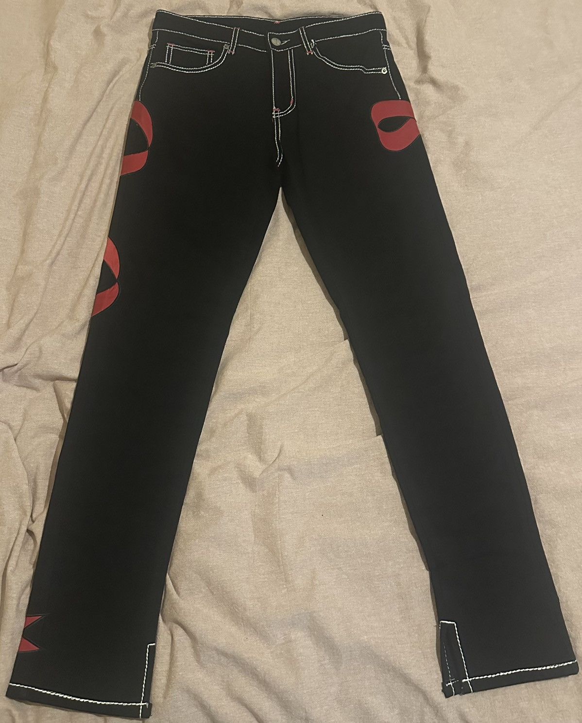 Asaali “Laugh Now Cry Later” Denim Jeans