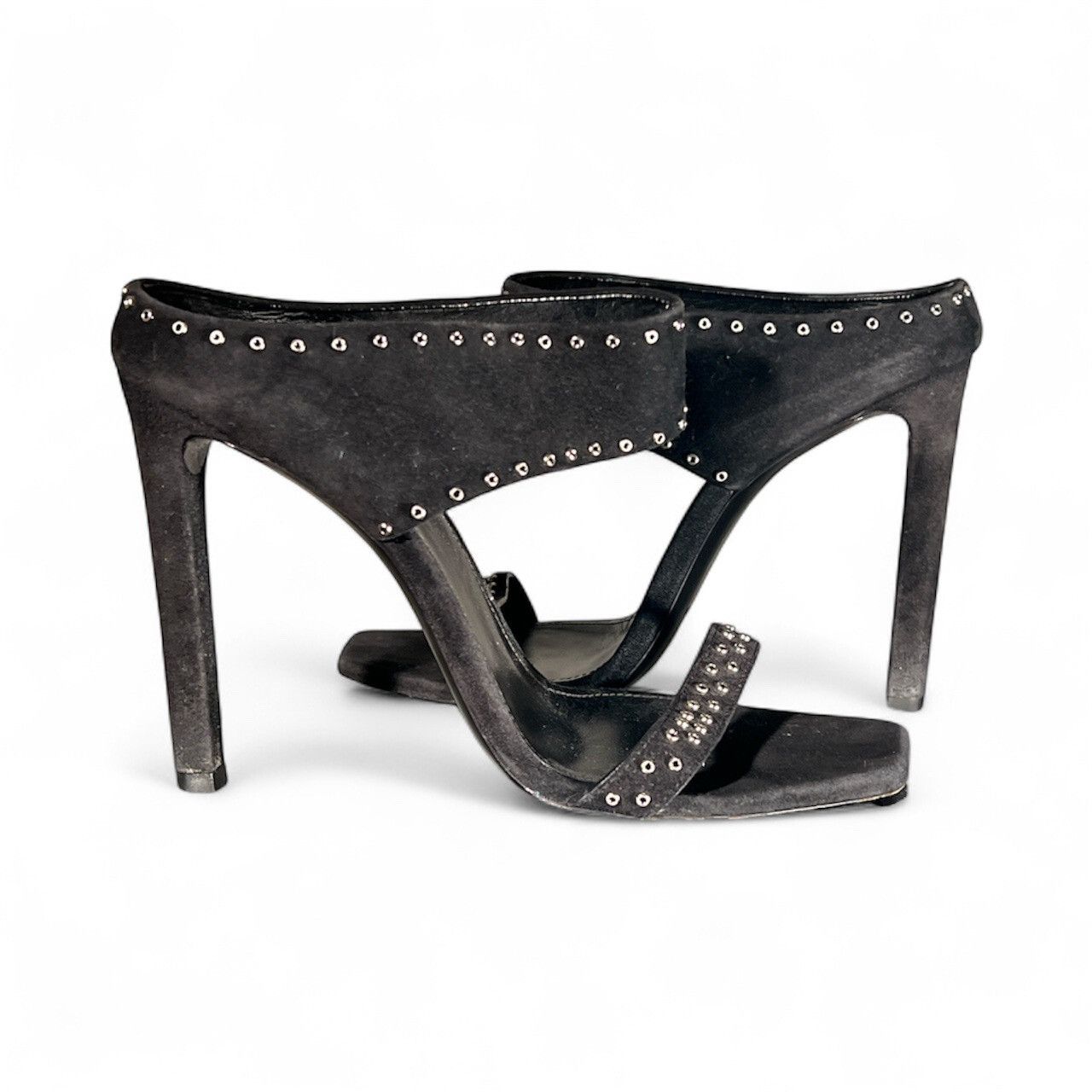Saint Laurent Paris SAINT LAURENT MICA 105 SUEDE HEEL SANDAL Size US 7.5 / IT 37.5 - 1 Thumbnail