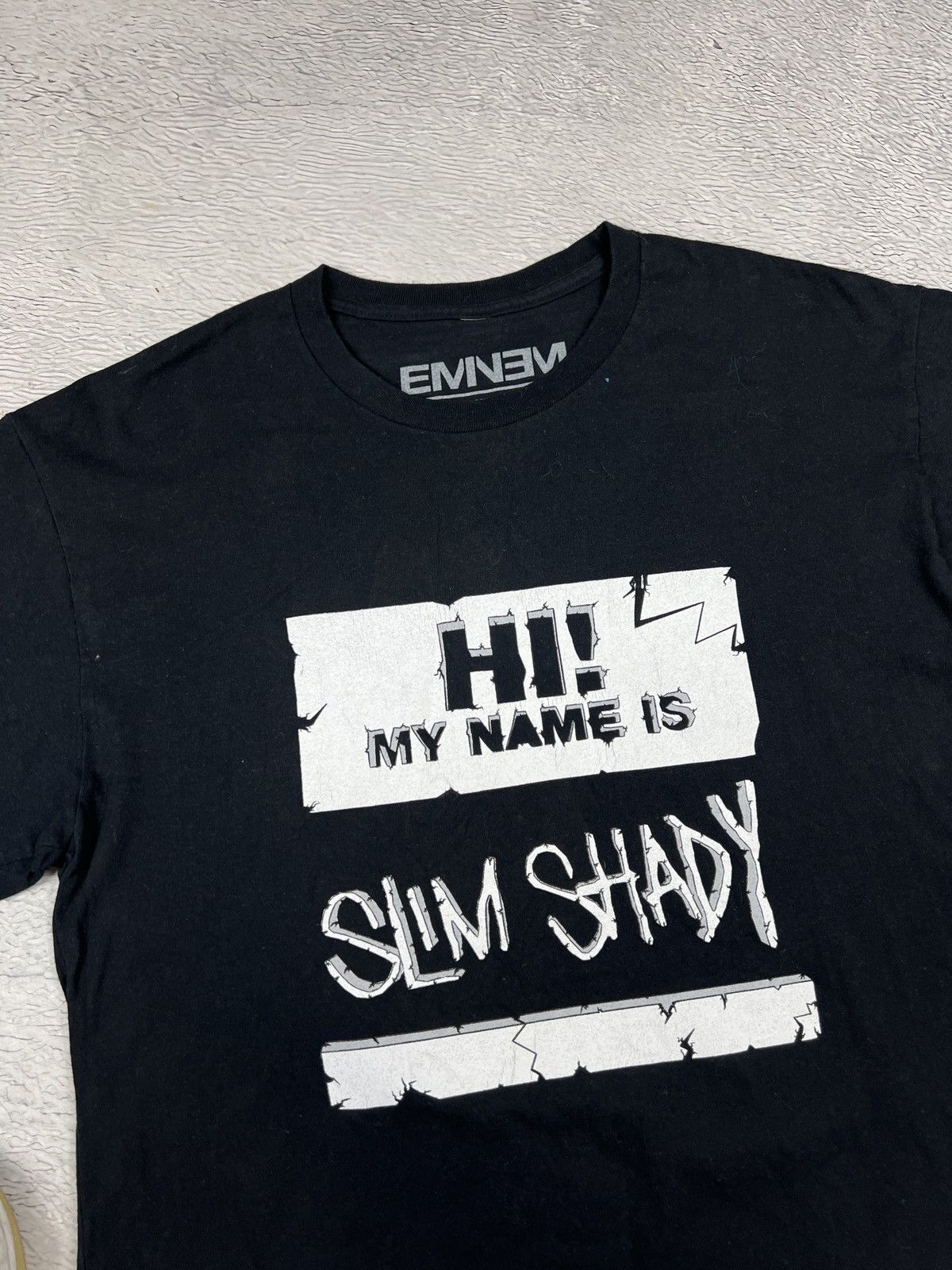 Band Tees × Eminem × Vintage EMINEM MILLINSKY CONCRETE JASON MASK SLIM SHADY Size US L / EU 52-54 / 3 - 3 Thumbnail