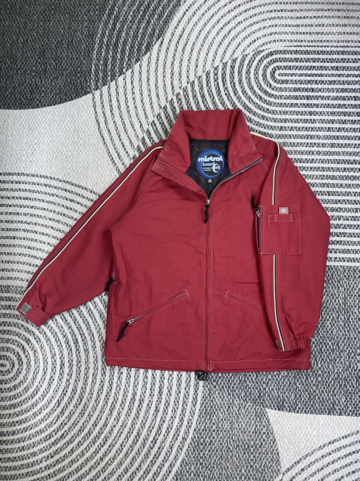 Japanese Brand Mistral Board Durable Fabric Double Pocket Zip-Up Jacket Size US L / EU 52-54 / 3 - 5 Thumbnail