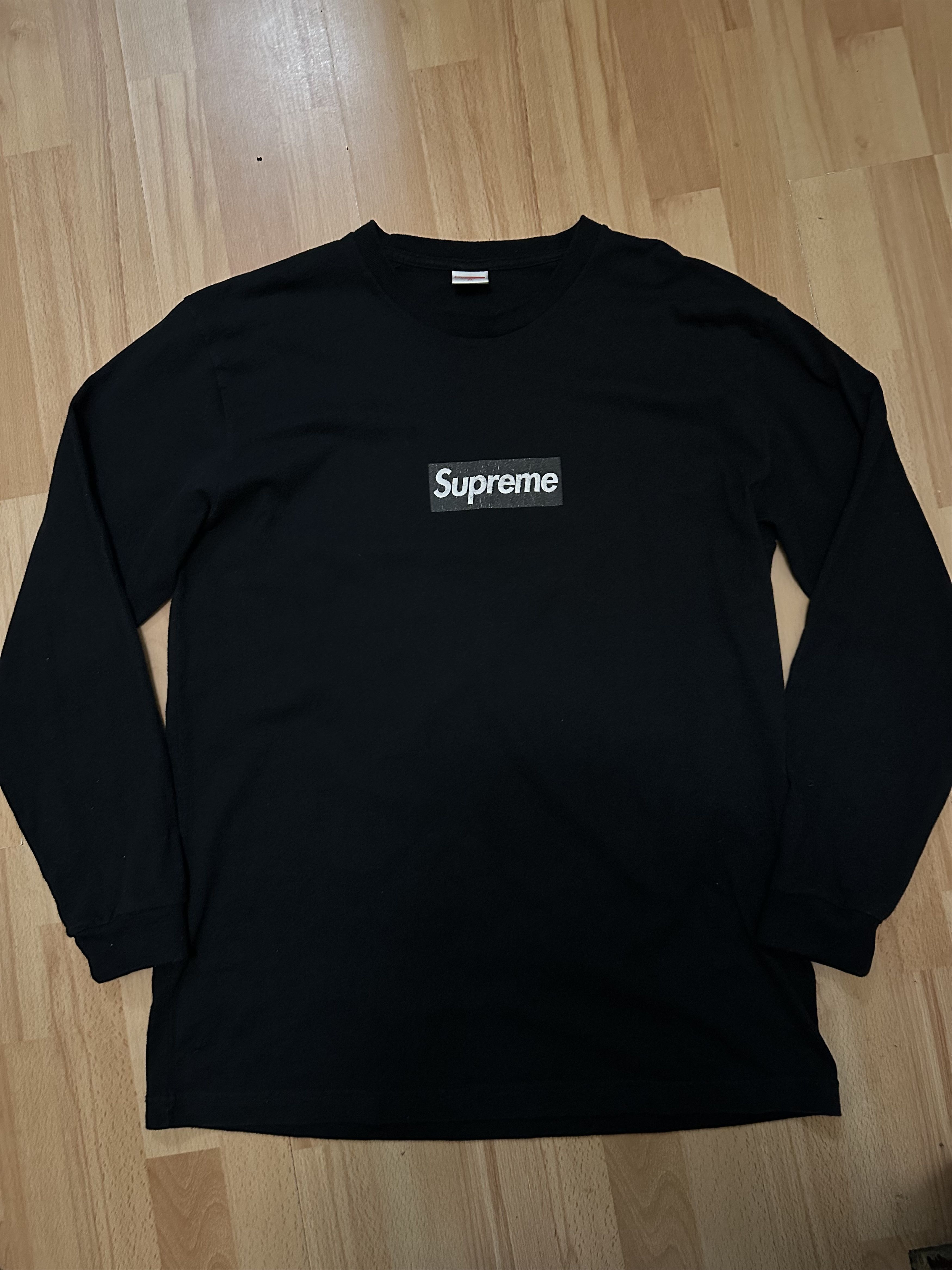 Supreme Supreme Long Sleeve Box Logo All Black Size US XL / EU 56 / 4 - 2 Thumbnail
