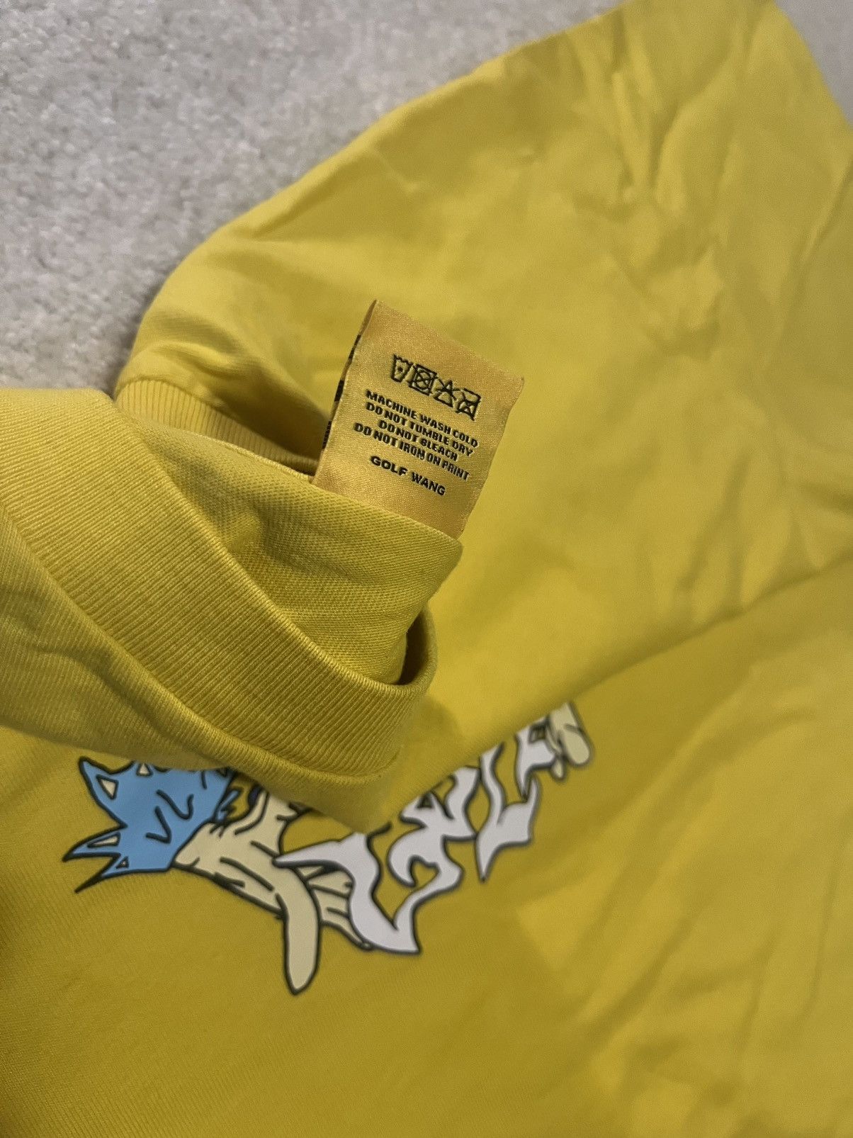 Golf Wang Golf Wang Yellow Yester Tshirt Mens Medium Tyler The Creator Size US M / EU 48-50 / 2 - 4 Thumbnail