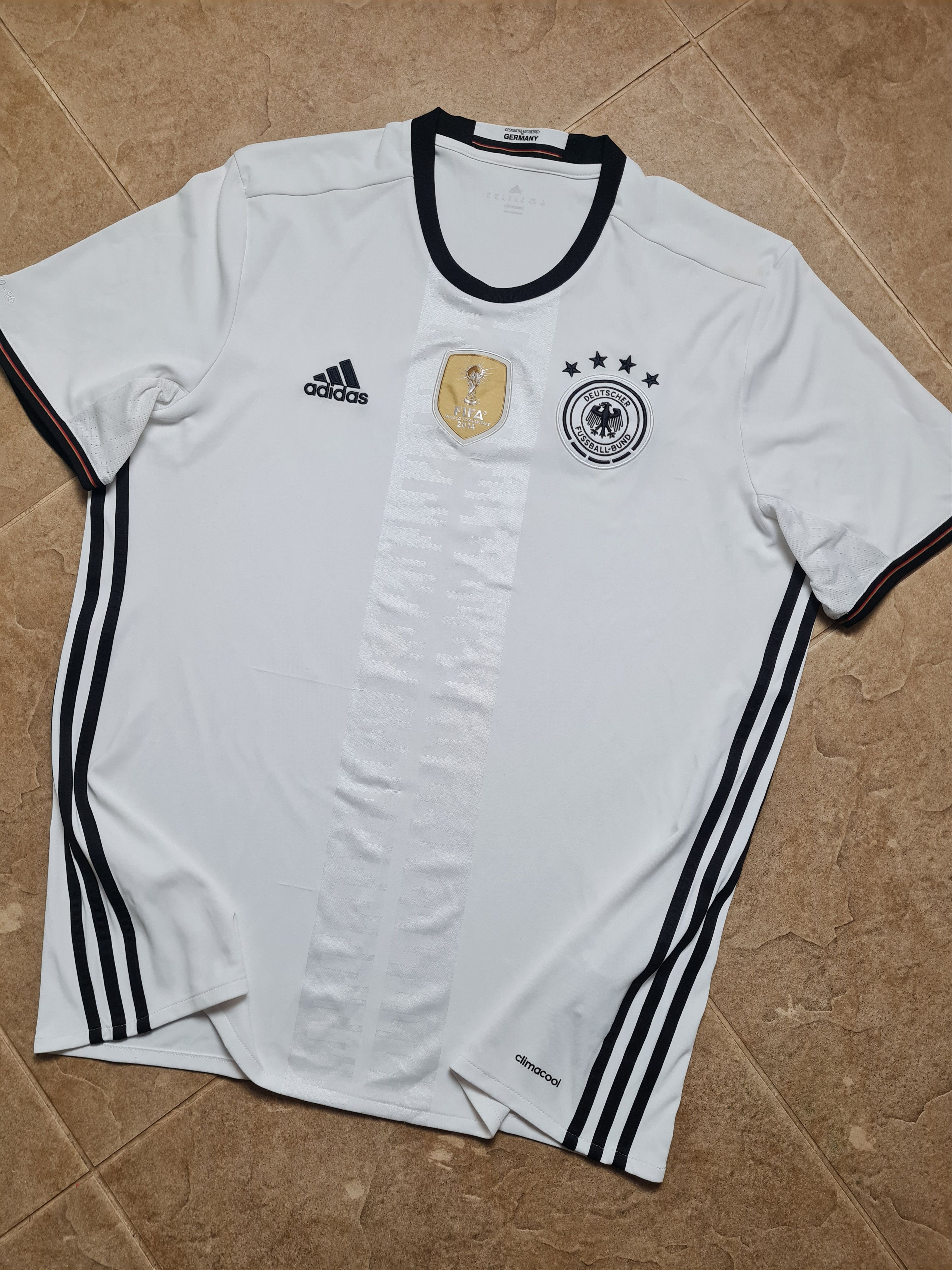 Adidas Germany Soccer Shirt 2016 Home Third AI5014 Adidas Size US XL / EU 56 / 4 - 3 Thumbnail
