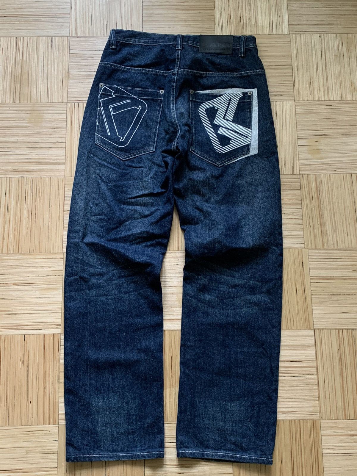 Karl Kani Vintage Karl Kani Big Logo Jeans Baggy Fit 32x32 Size US 32 / EU 48 - 2 Thumbnail