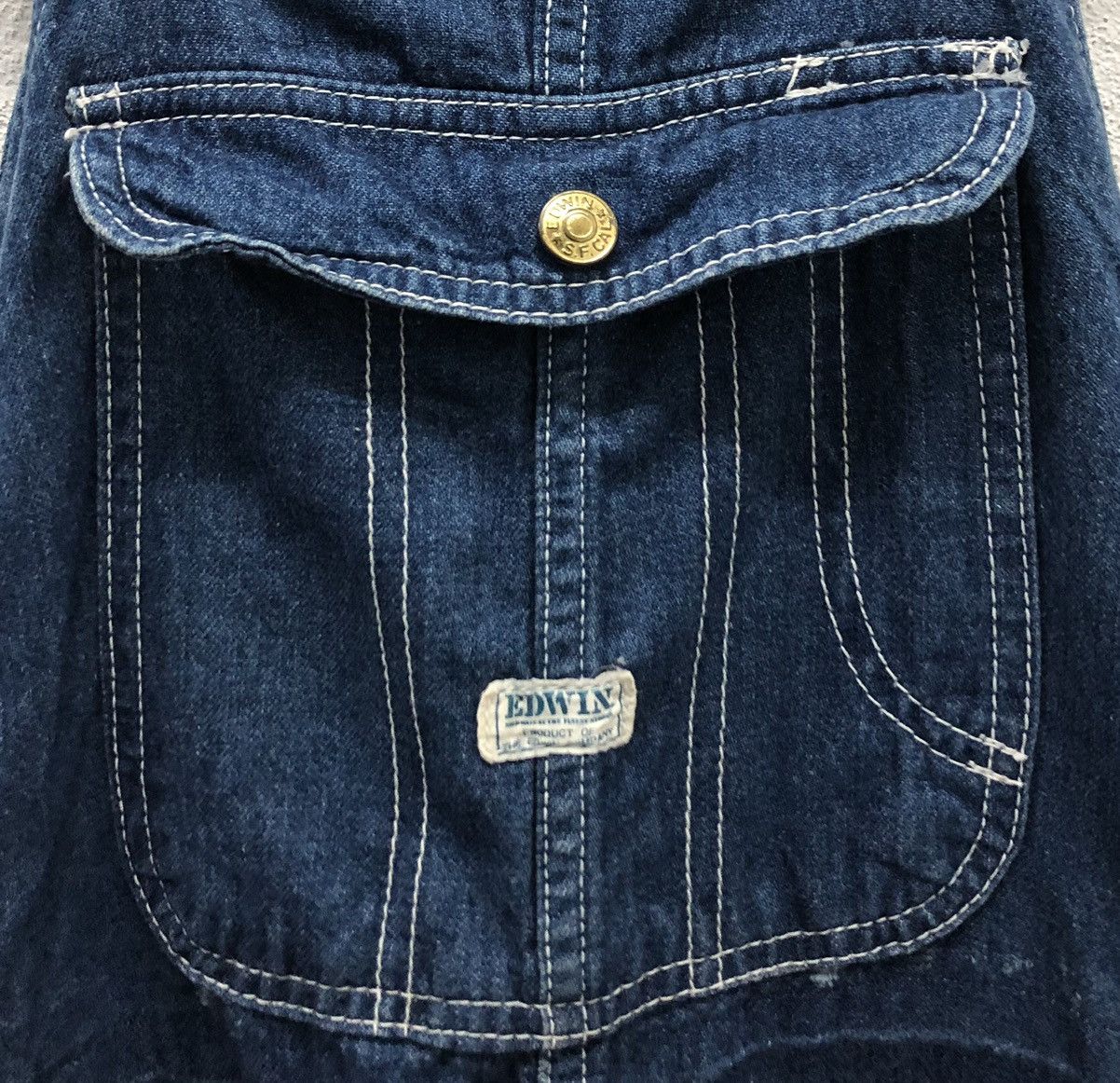 Edwin Vintage Edwin Over Works Factory Overalls Size US 29 - 6 Thumbnail