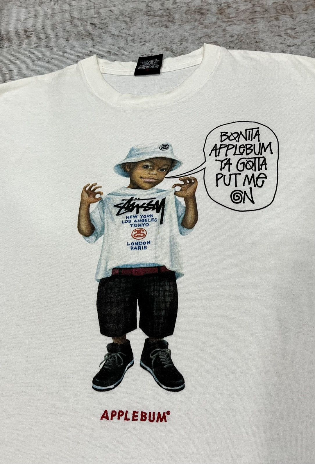 Stussy Rare‼️ Vintage Stussy Bonita Applebum Ya Gotta Pu Me On Size US S / EU 44-46 / 1 - 3 Thumbnail