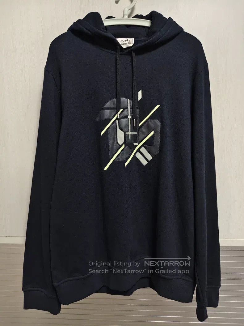Hermes Hermes Hooded Sweatshirt + Pure Cotton Size US XL / EU 56 / 4 - 1 Thumbnail