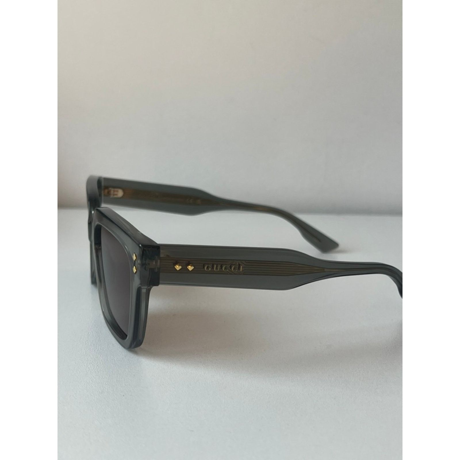 Gucci NEW Gucci GG1084S Grey Unisex Square Sunglasses Size ONE SIZE - 4 Thumbnail