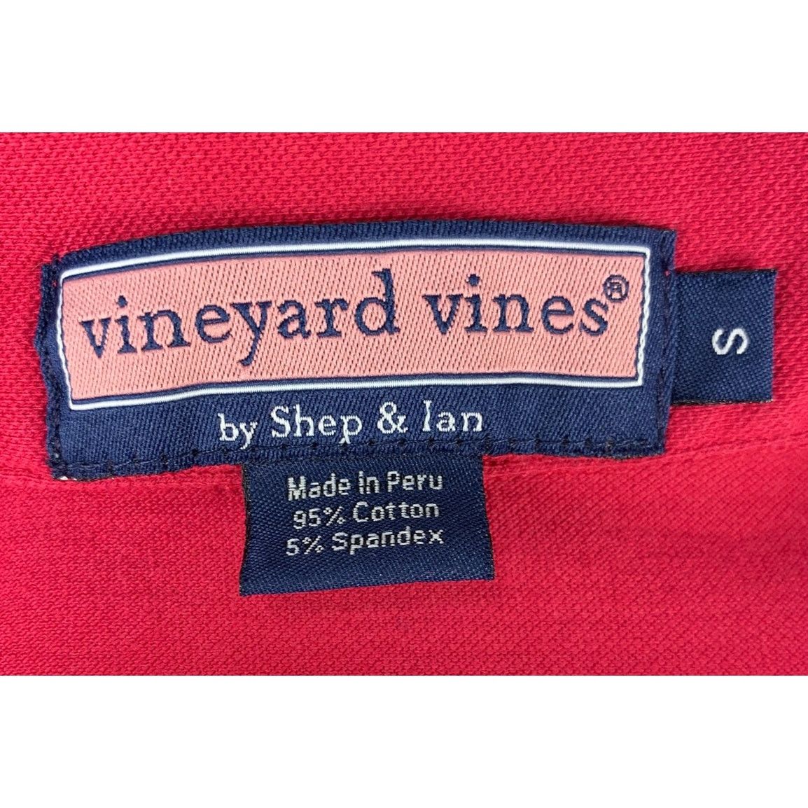 Vineyard Vines Vineyard Vines by Shep & Ian Polo Shirt Women's Small Red Size S / US 4 / IT 40 - 2 Thumbnail