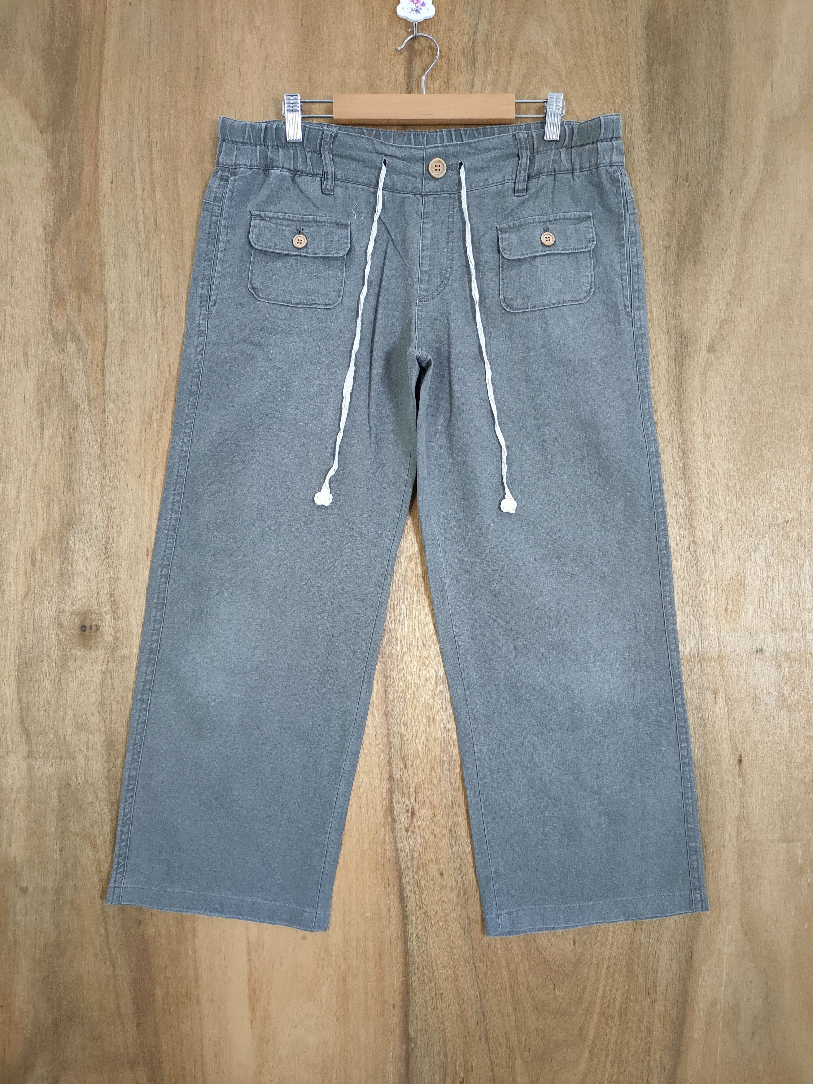 If Six Was Nine × Japanese Brand THEORIA DARK GREY EASY PANTS Size US 34 / EU 50 - 1 Thumbnail