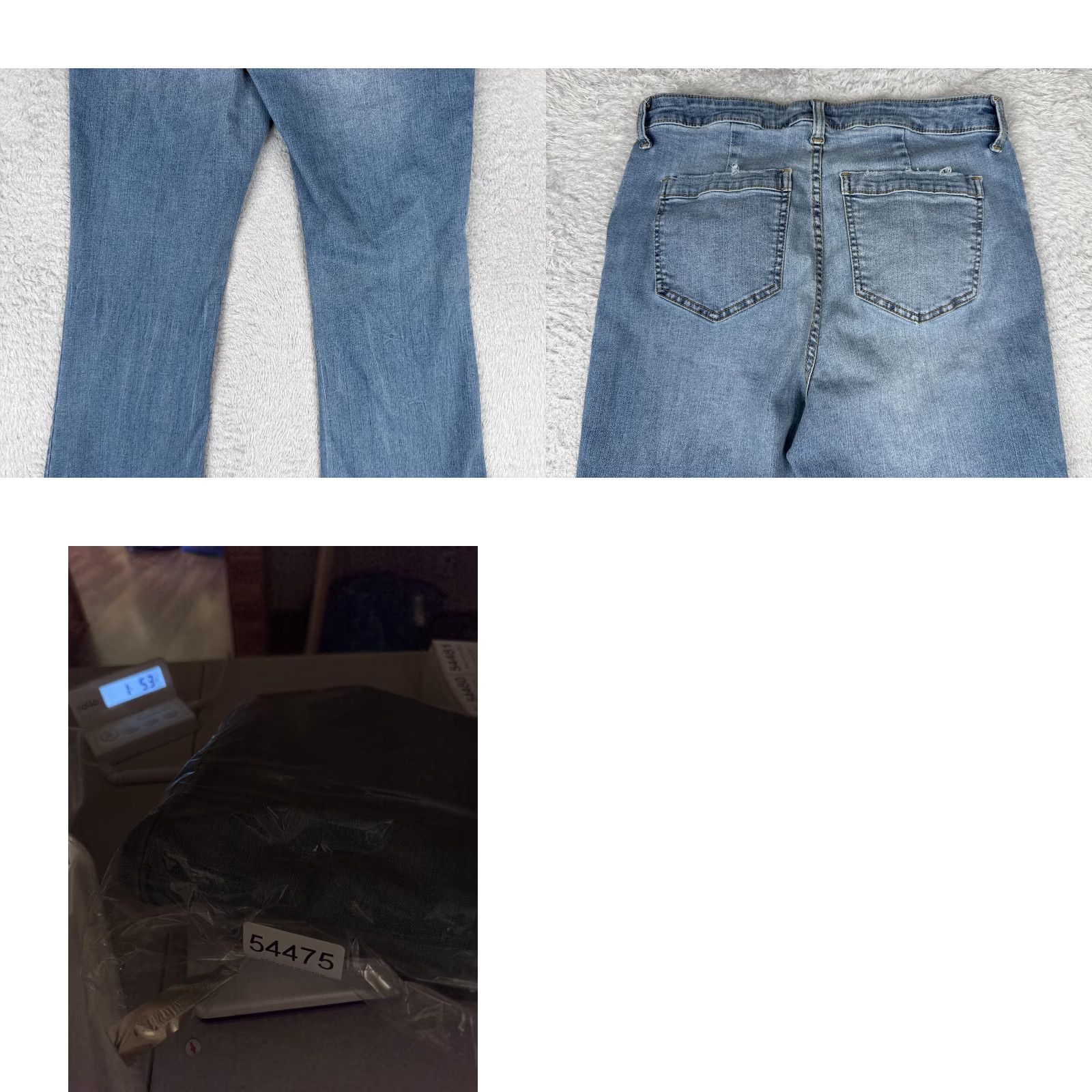 Vintage Time And Tru Jeans Womens 12 Blue Medium Wash Flare Regular Size 30x31 Denim Stretch 5-Pocket Pocket Jeans Womens Men’s? Size 34" / US 12 / IT 48 - 10 Thumbnail