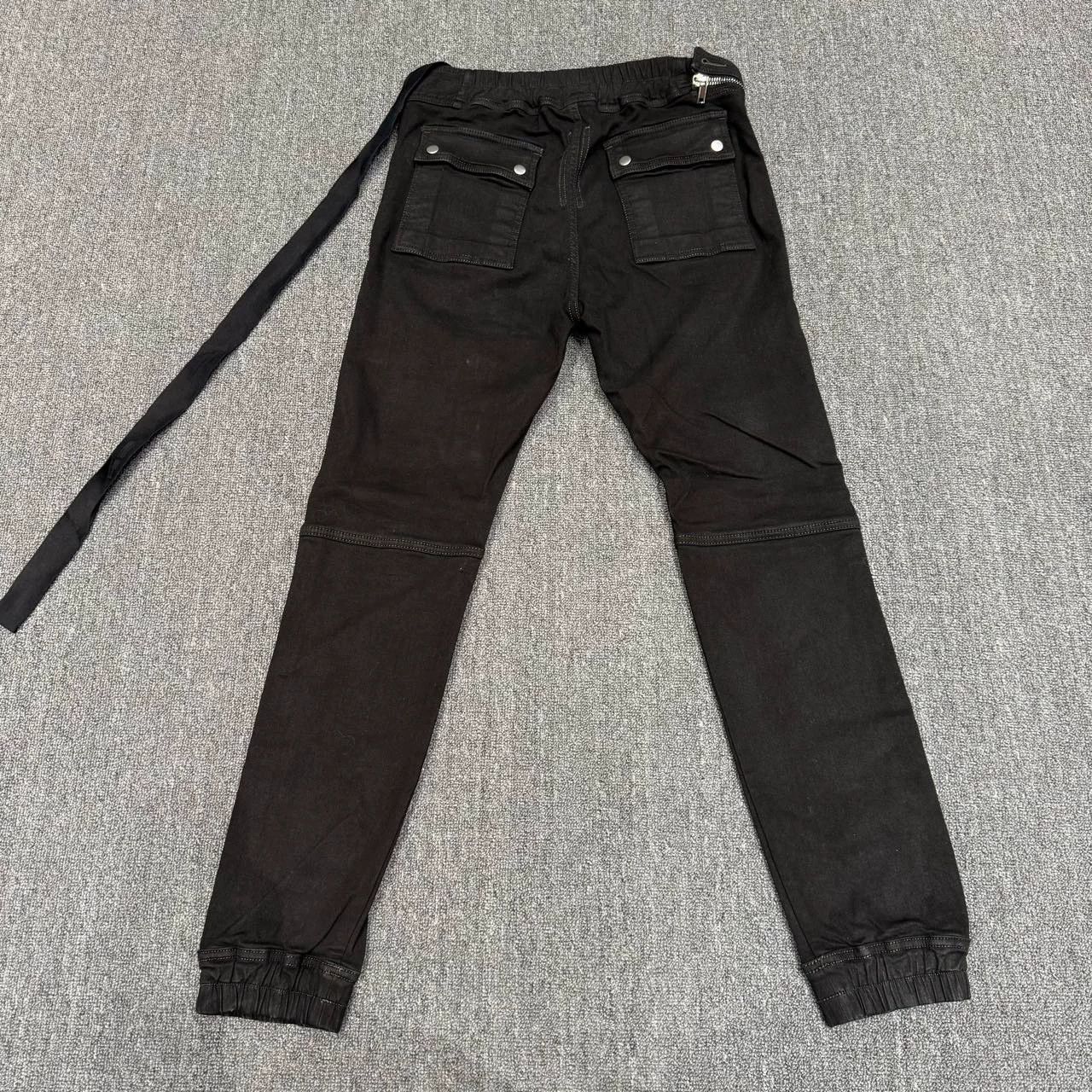 Rick Owens Rick Owens Ro Black Scimitar Diagonal Zipper Jeans Size US 30 / EU 46 - 2 Thumbnail