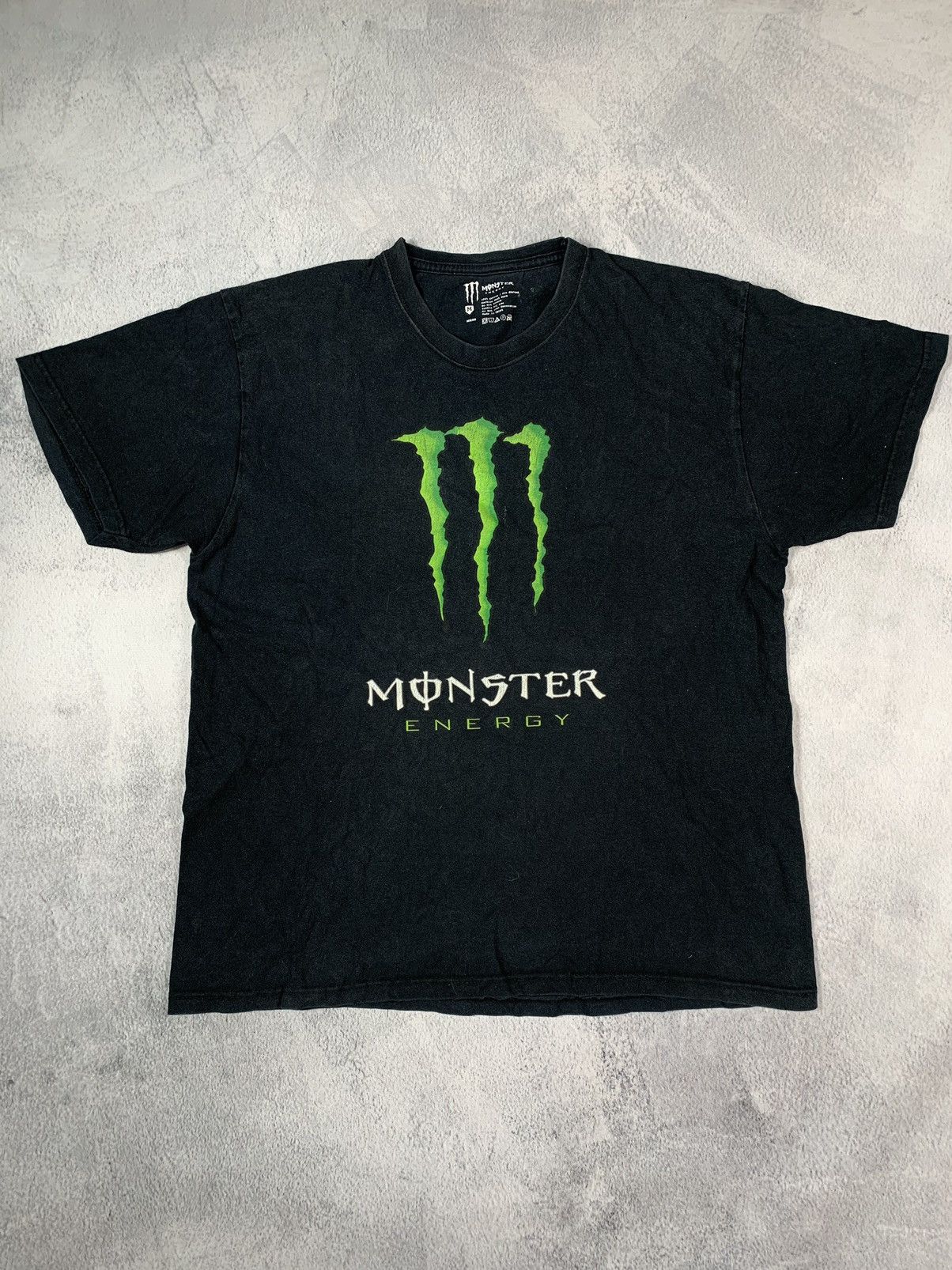 Vintage Vintage Y2K Monster Energy racing faded tee Big Logo size M Size US M / EU 48-50 / 2 - 1 Thumbnail