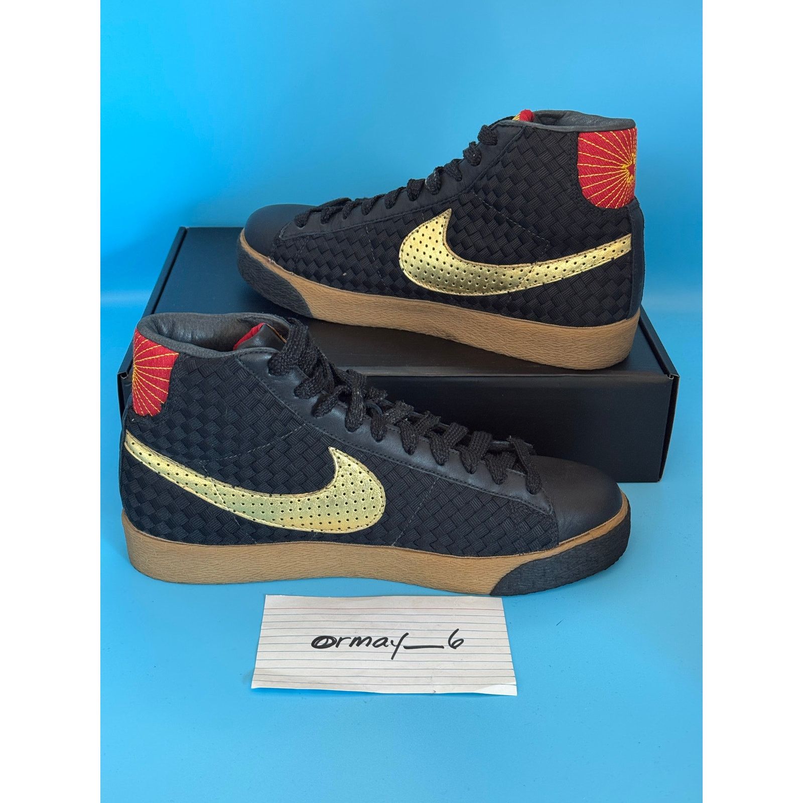 Nike Nike Blazer Mid Premium "China Rock Festival" m8.5 w10 Size US 8.5 / EU 41-42 - 2 Thumbnail