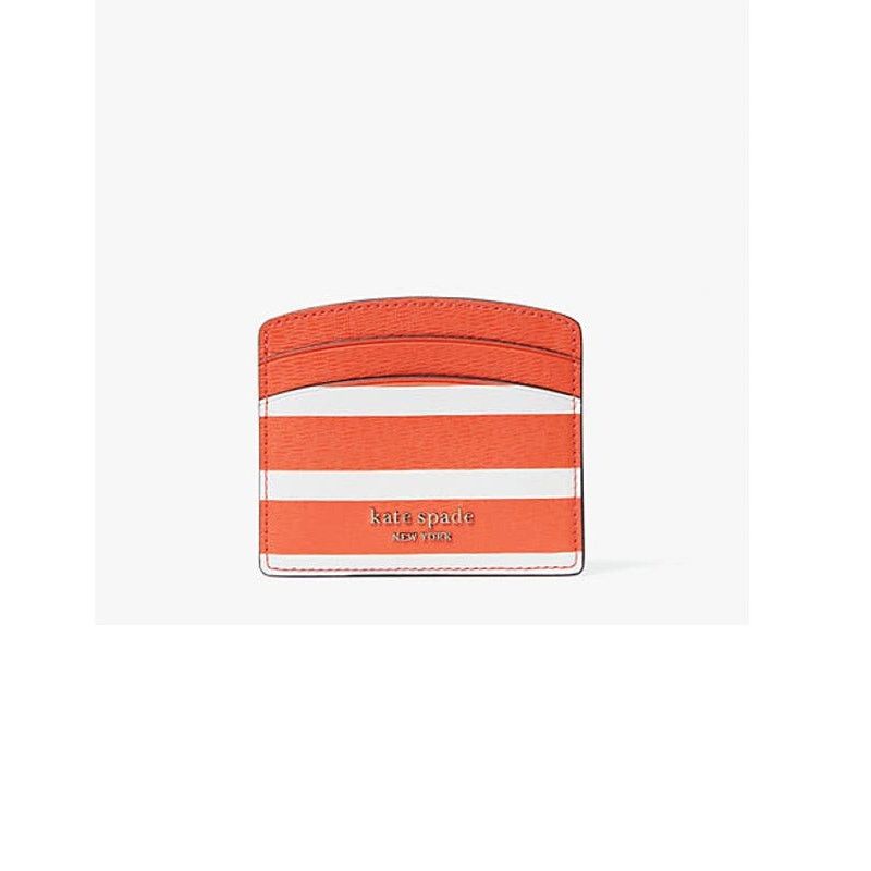 Kate Spade Kate Spade spencer stripe cardholder in Tamarillo Multi Size ONE SIZE - 5 Thumbnail