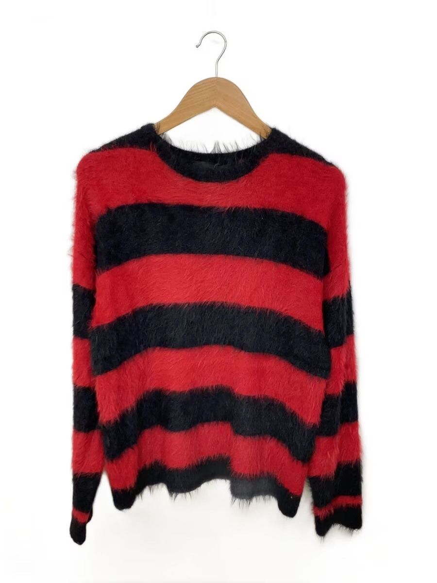 Number (N)ine Striped Fluffy Knit Sweater Size US L / EU 52-54 / 3 - 1 Thumbnail