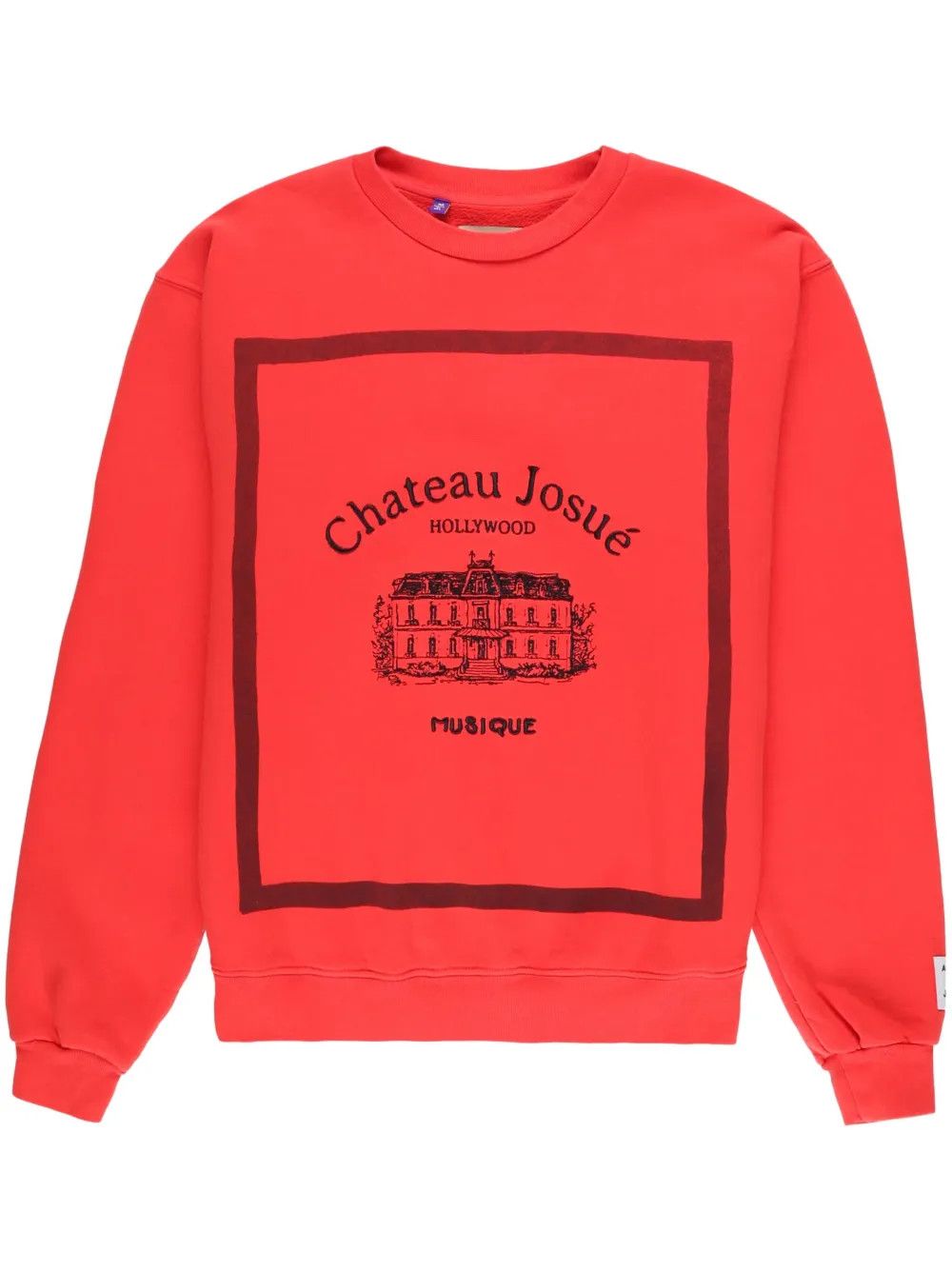 Gallery Dept. o1mle0226 Musique Crewneck Sweatshirt in Red Size US XL / EU 56 / 4 - 1 Thumbnail