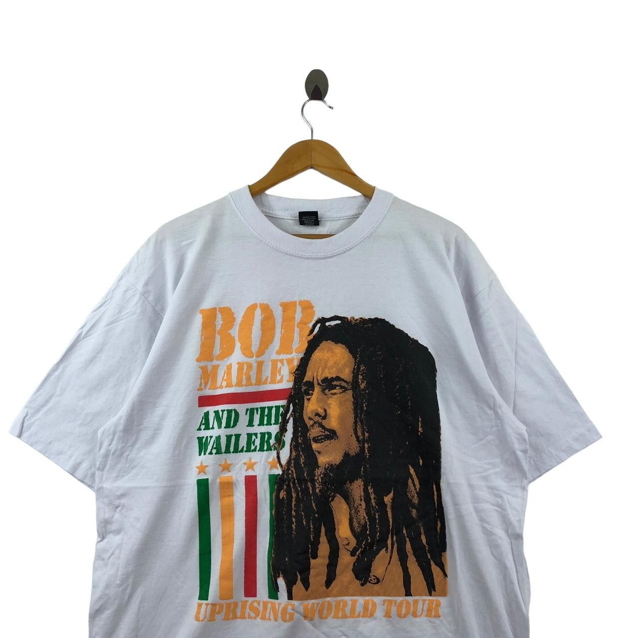 Band Tees Vintage BOB MARLEY THE WAILERS Uprising World Tour Tee Shirt Size US XXL / EU 58 / 5 - 3 Thumbnail