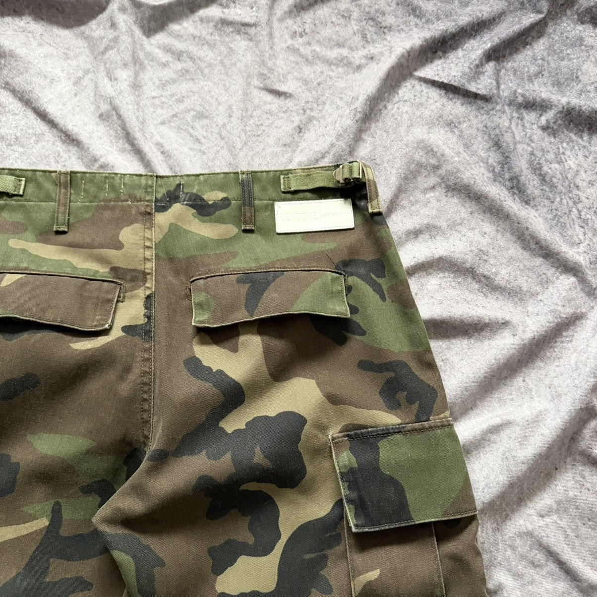 RE/DONE RE/DONE Green Camo Cargo Pants Straight Leg Pocket Pants 28 Size 33" - 4 Thumbnail