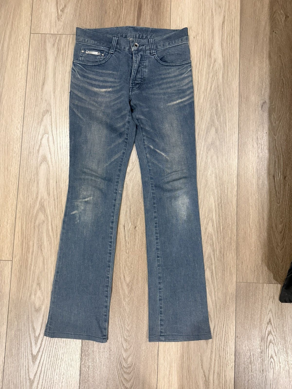 5351 POUR LES HOMMES 5351 Pour Les Homme ClawMark Bootcut Denim Size US 27 - 1 Thumbnail