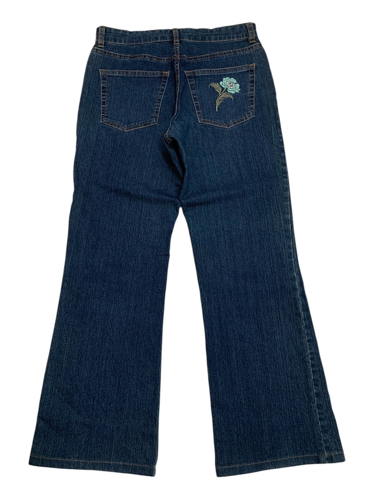 Japanese Brand Floral Roses Affliction Embroidery Designer Style Jeans Size 27" / US 4 / IT 40 - 2 Thumbnail