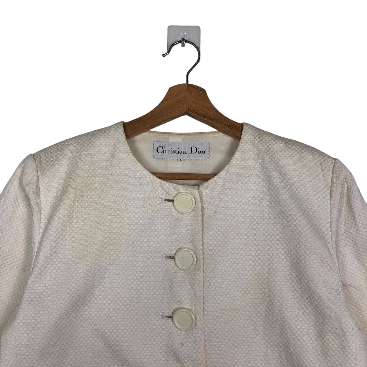 Christian Dior Monsieur 🔥Cropped Jacket Christian Dior Size L / US 10 / IT 46 - 2 Thumbnail
