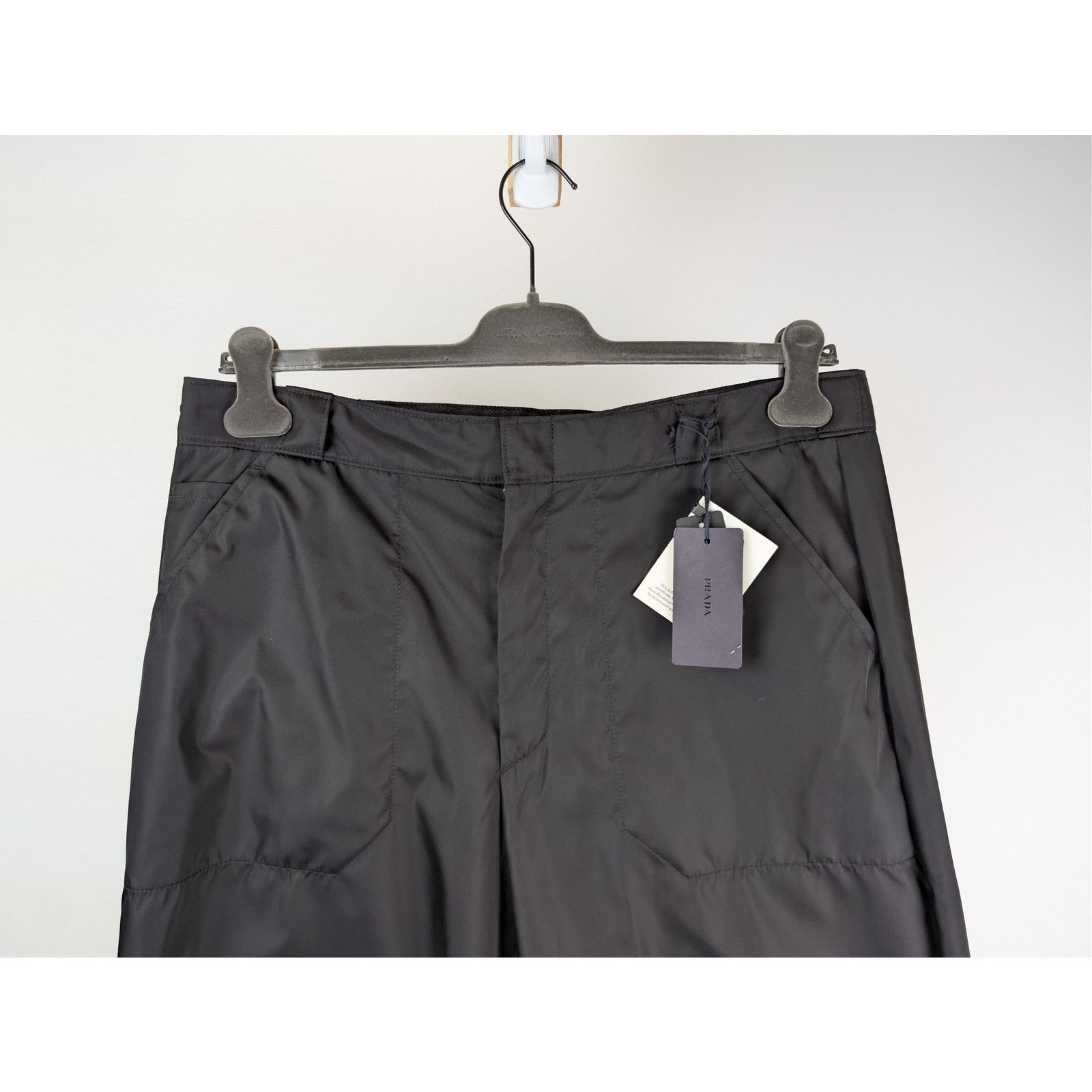 Prada o1rshd1 Re-Nylon Pants Trousers in Black Size US 36 / EU 52 - 4 Thumbnail