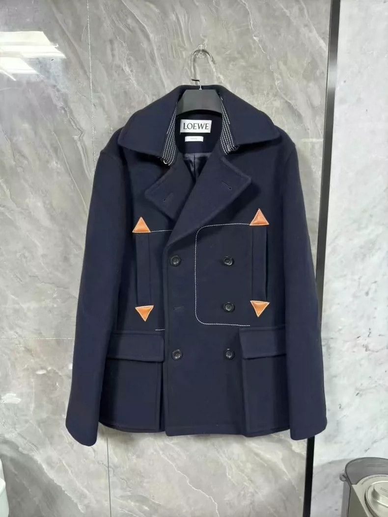 Loewe loewe Wool blend cashmere woolen overcoat 2506-Nextarrow Size US M / EU 48-50 / 2 - 1 Thumbnail
