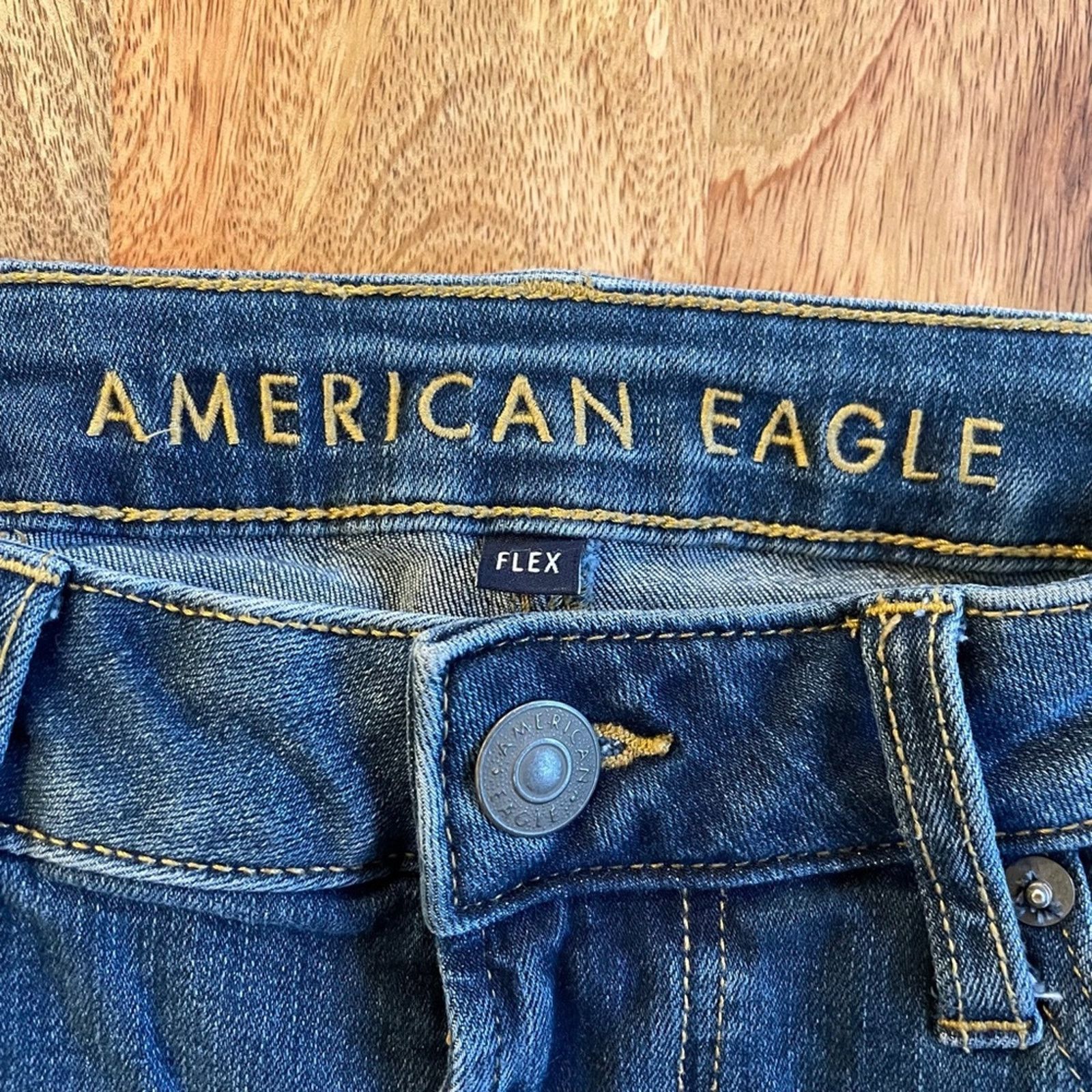 American Eagle Outfitters AE Flex Slim Fit Jean 30x30 Size US 30 / EU 46 - 4 Thumbnail