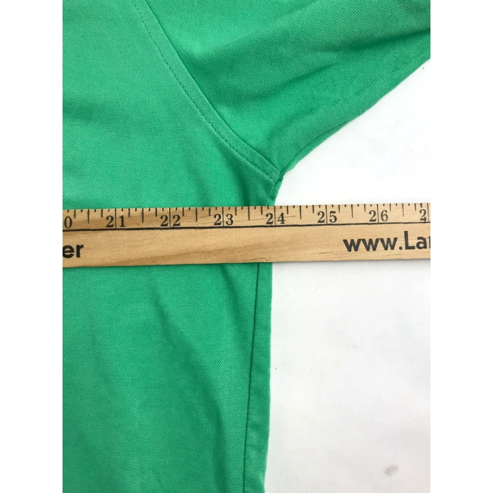 Izod IZOD Polo Shirt Men XL Golf Solid Green Short Sleeve 1/4 Button Collar Size US XL / EU 56 / 4 - 3 Thumbnail
