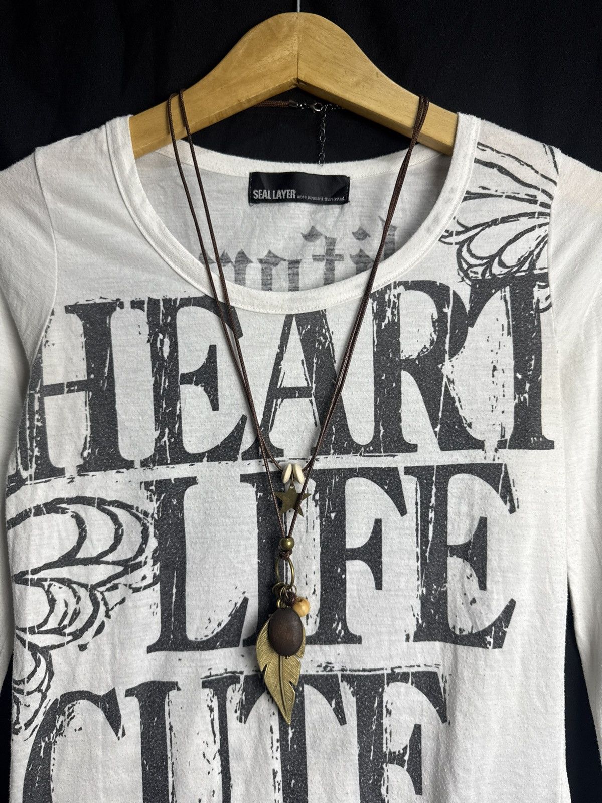 Hysteric Glamour Japanese Long Sleeve Gothic Vkei Poem Butterflay Size US S / EU 44-46 / 1 - 3 Thumbnail